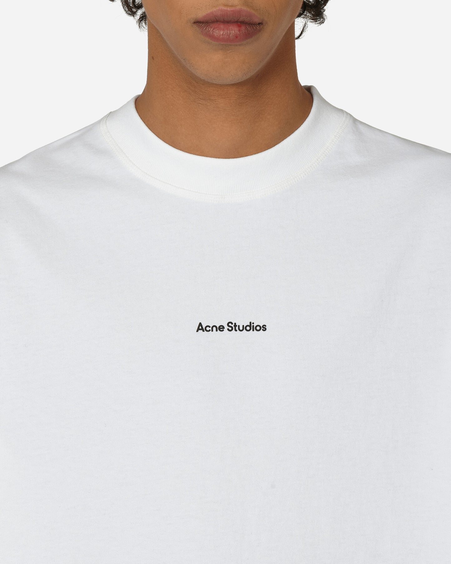 Acne Studios Short Sleeve T-Shirt Optic White T-Shirts Shortsleeve BL0278- 183