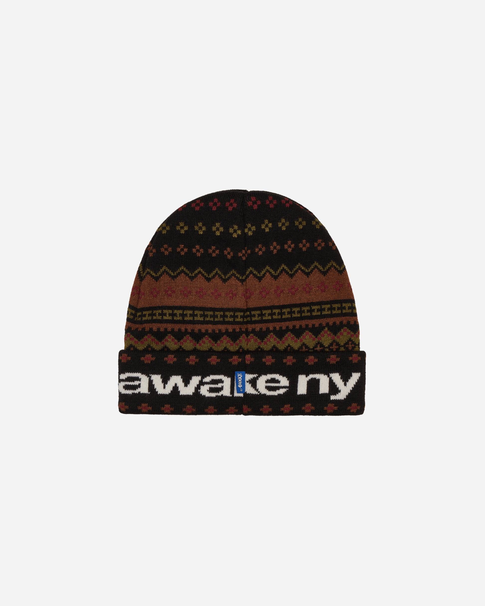 Awake NY Xtra Lodge Beanie Black Multi Hats Beanies AWK-FW23-HT009  BLACK MULTI