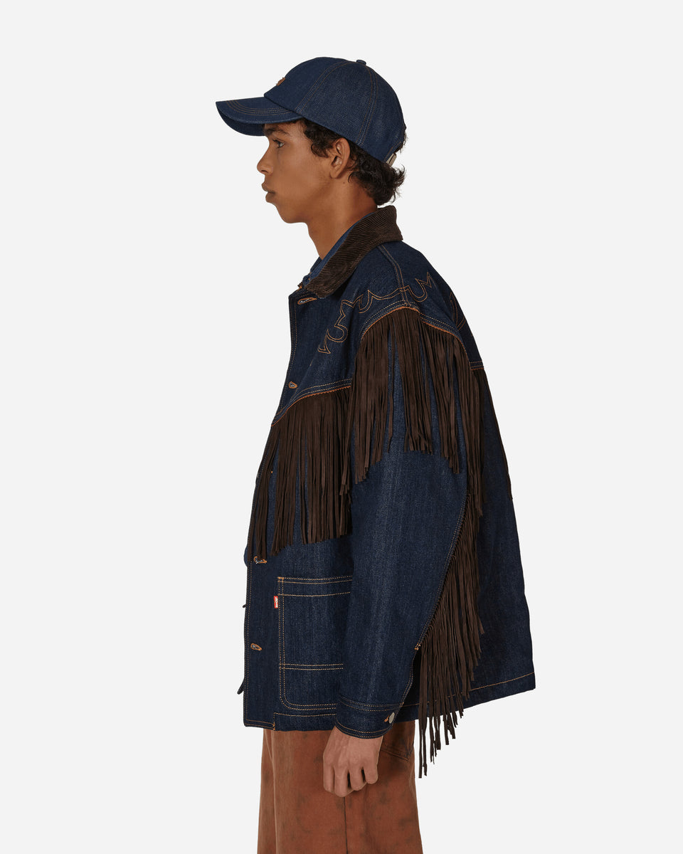 levis fringe denim jacket