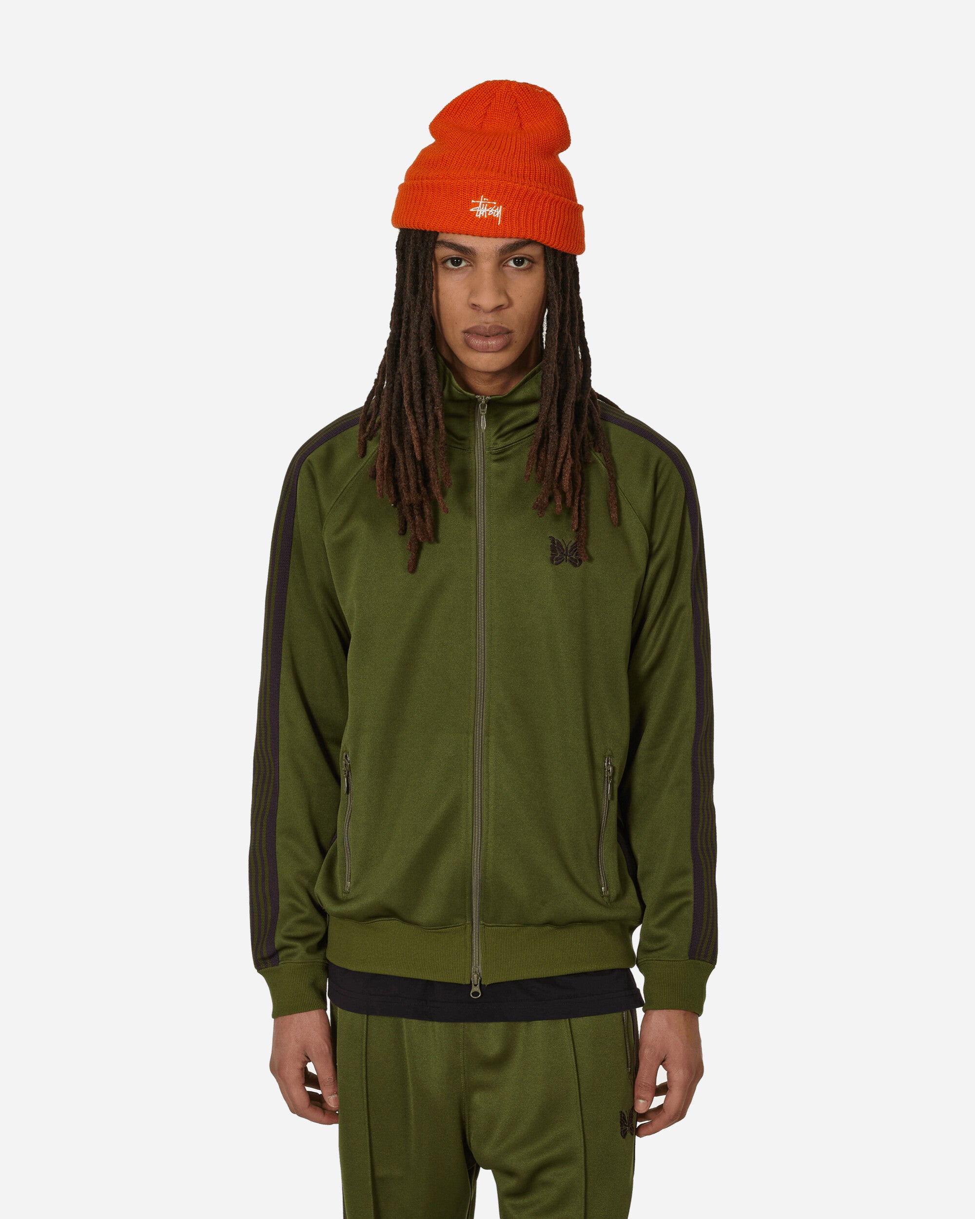 Poly Smooth Track Jacket Olive – Slam Jam