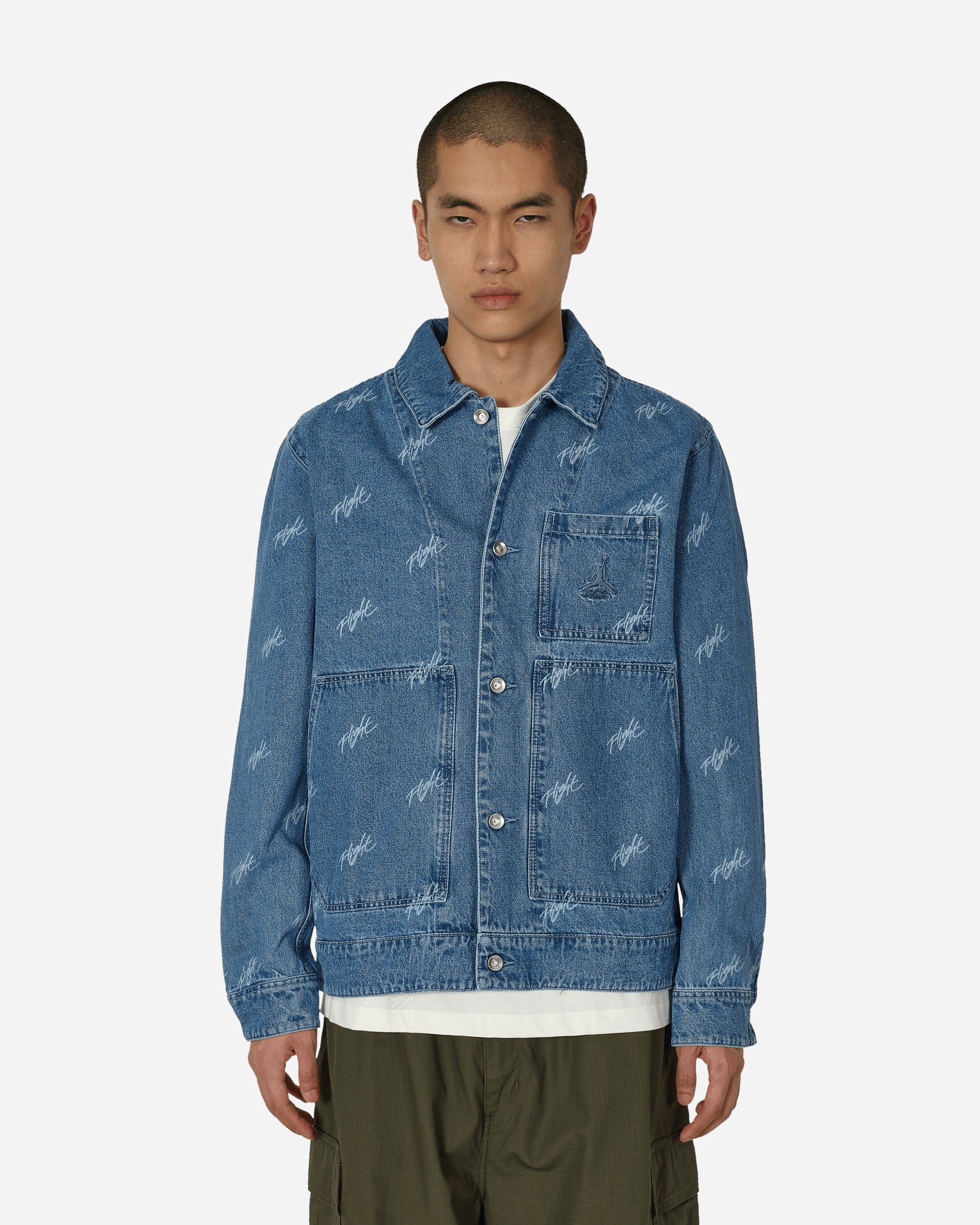 Flight Heritage Denim Jacket Blue Grey – Slam Jam