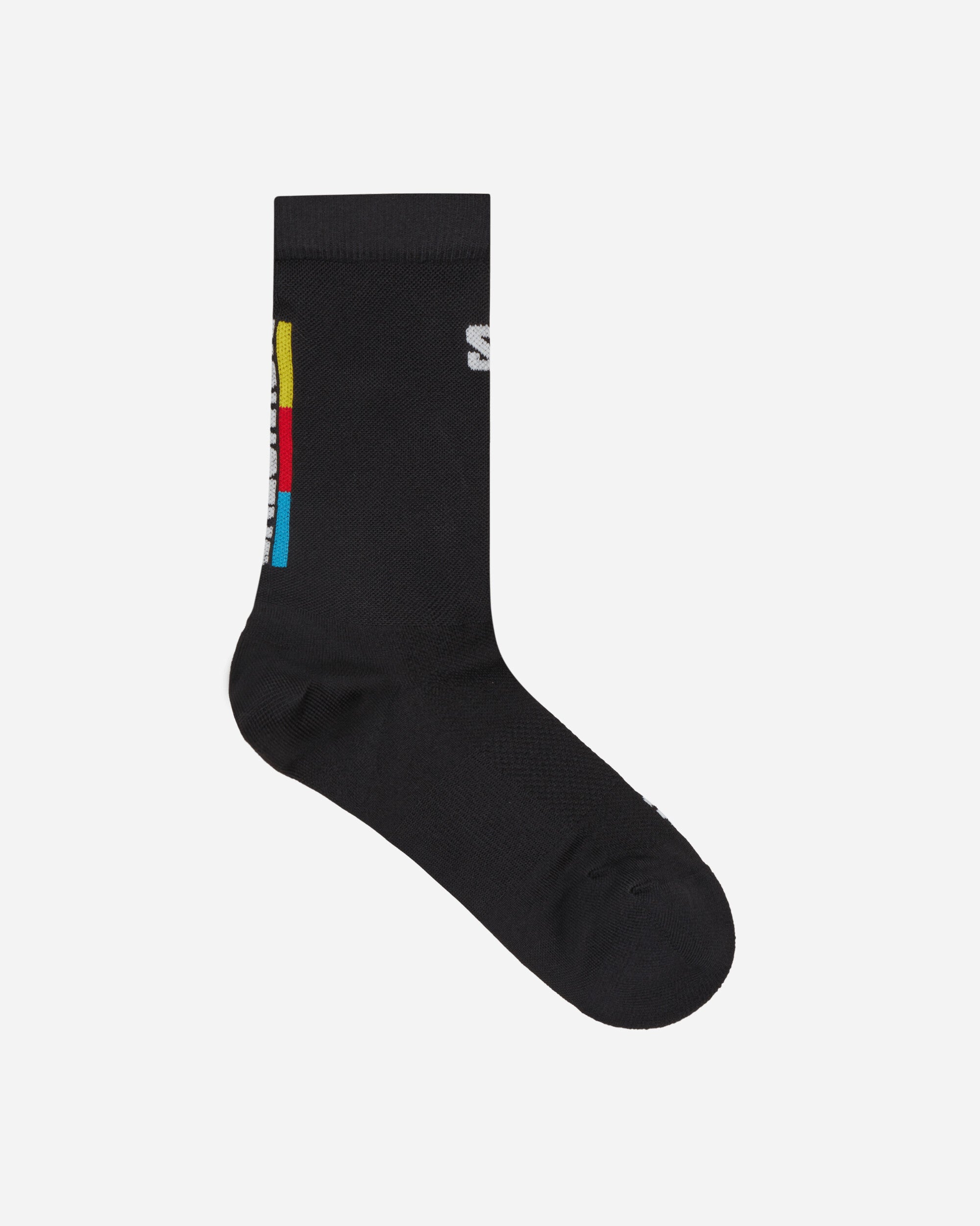 Salomon Pulse Race Flag Crew Black/Bright Red/Lemon Underwear Socks LC2262100