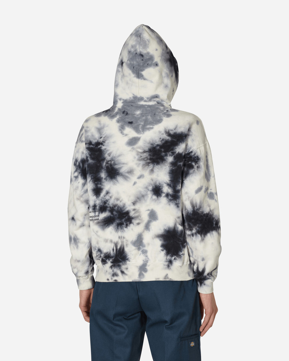 Neighborhood Tie-Dye Hooded Sweatshirt Black - Slam Jam® Official