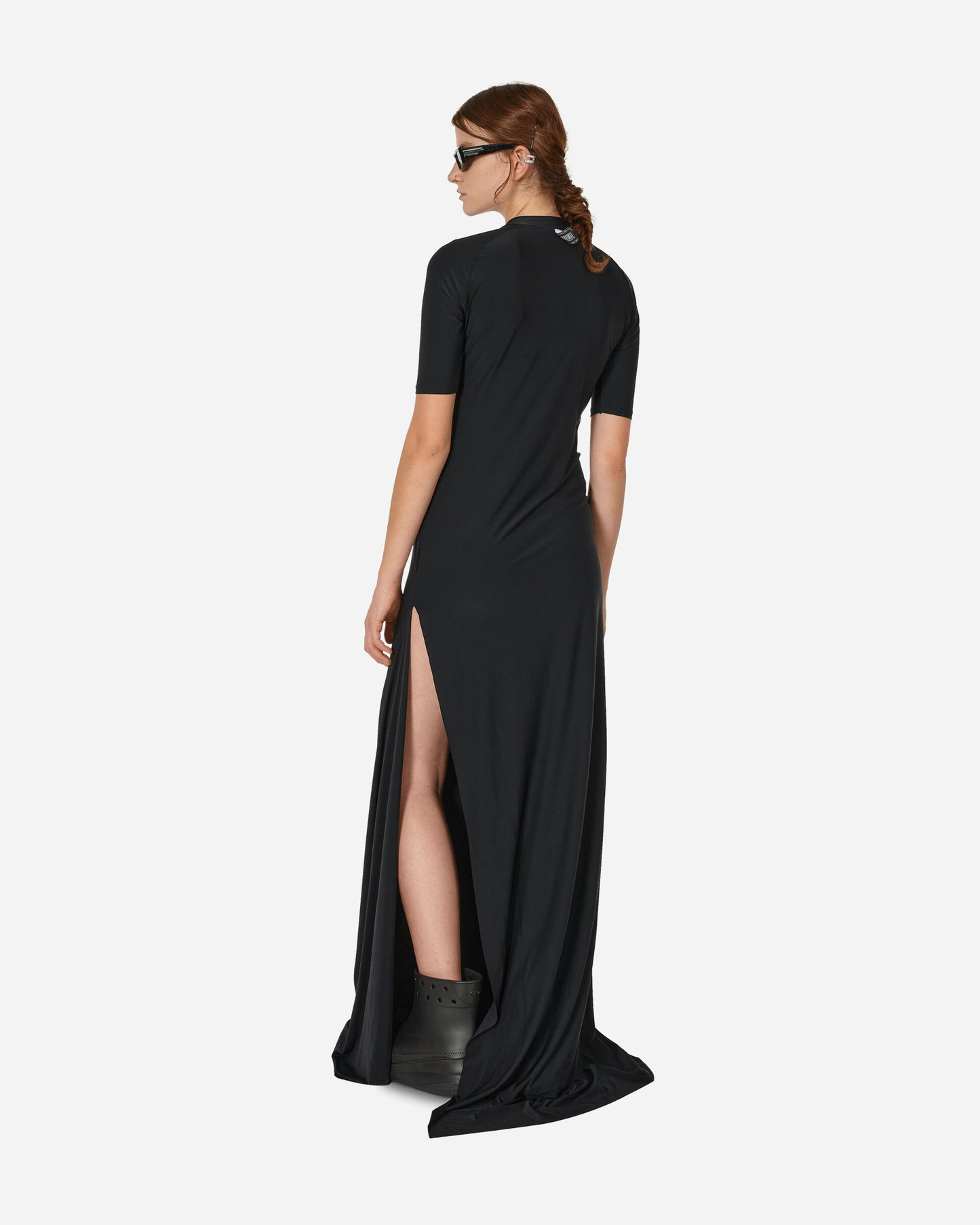 Prototypes Wmns Maxi Wrap Dress Black Dresses Dress Long PT04DR04WW 1