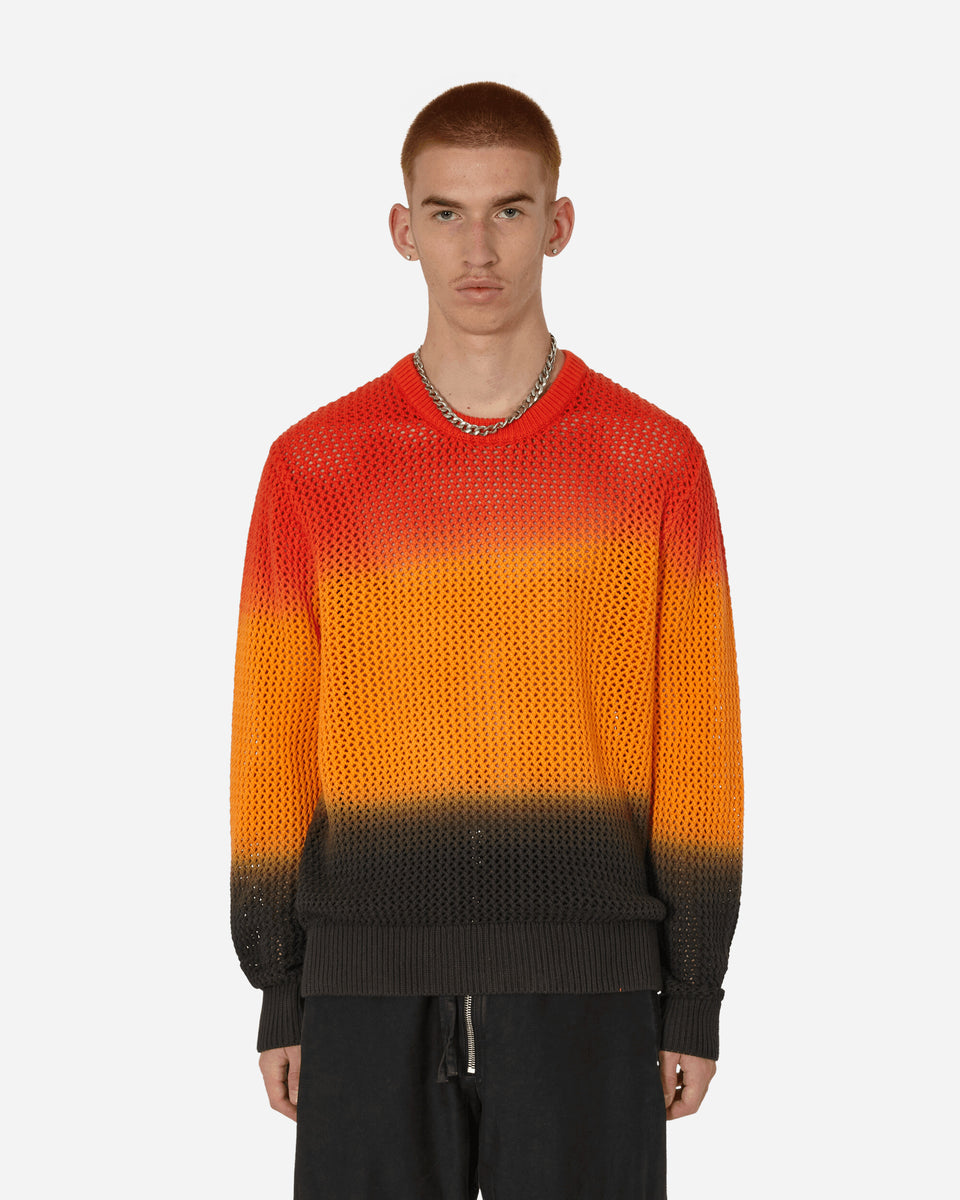 Stüssy Pigment Dyed Loose Gauge Sweater Lava - Slam Jam® Official