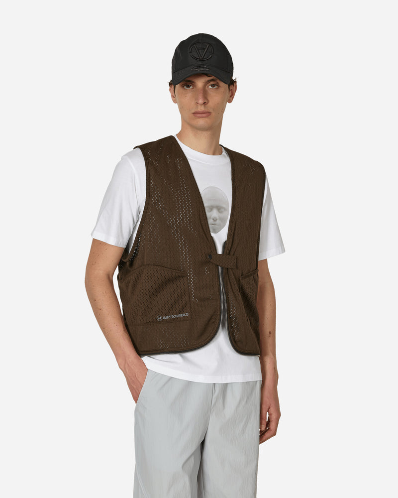 AFFXWRKS Bag Vest Olive Drab Coats and Jackets Vests SS24ML02 OLDR