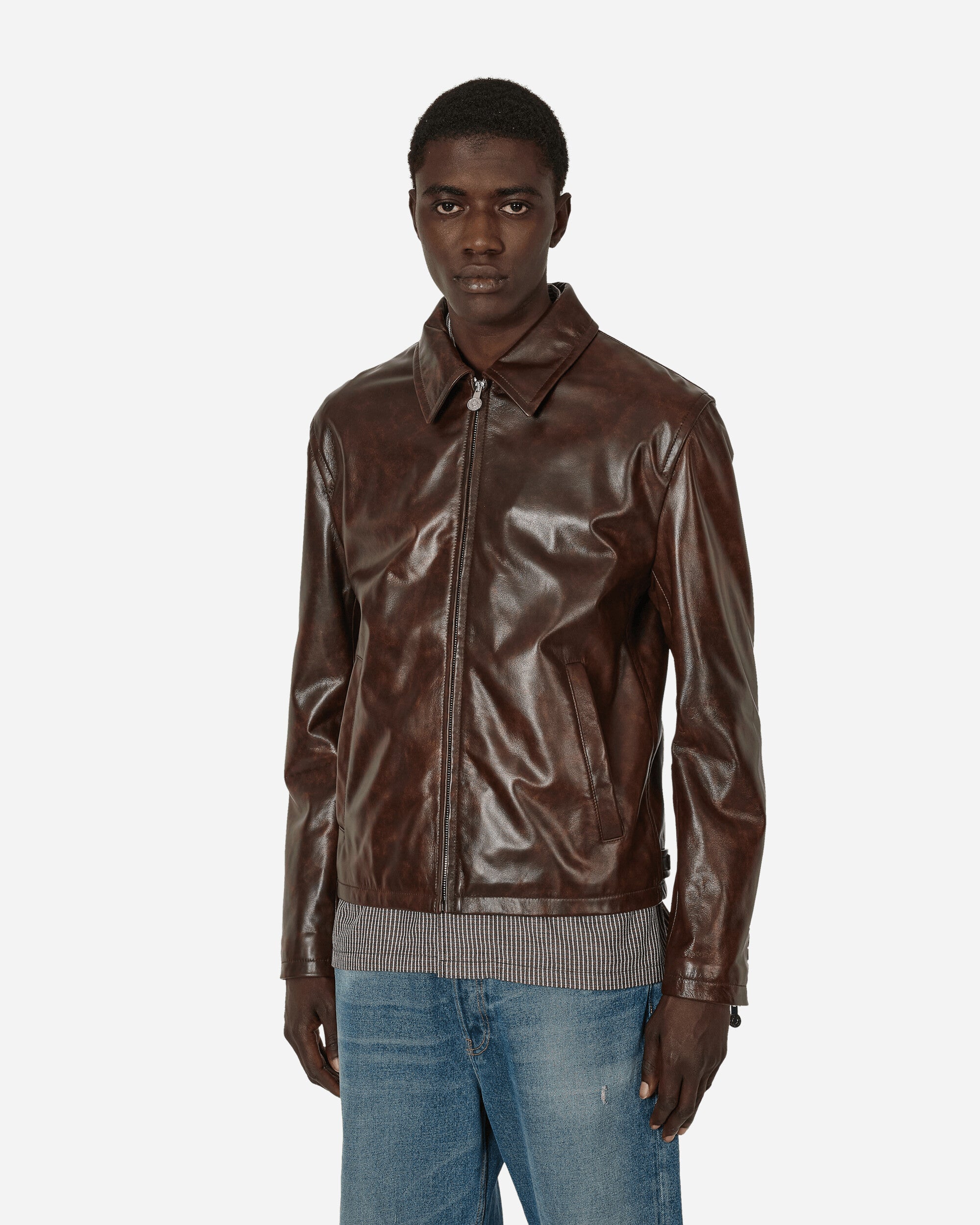 Leather Jacket Brown