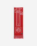 Aries Arsenal X Aries Column Logo Scarf Red Gloves and Scarves Scarves and Warmneck U06709 RED