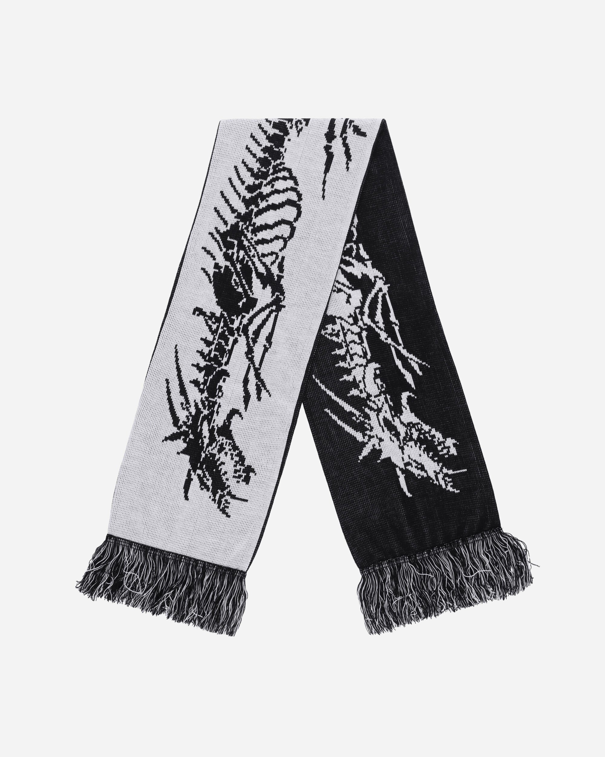 Aries Dragon Skeleton Scarf Black & White Gloves and Scarves Scarves and Warmneck SUAR90001 BLKWHT