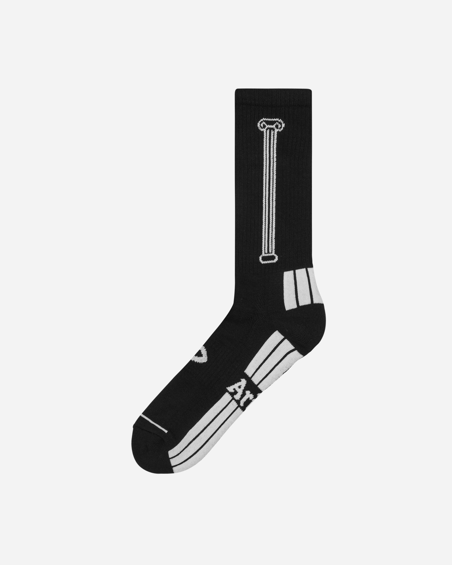 Aries Column Socks Black Underwear Socks RUAR00049 BLK