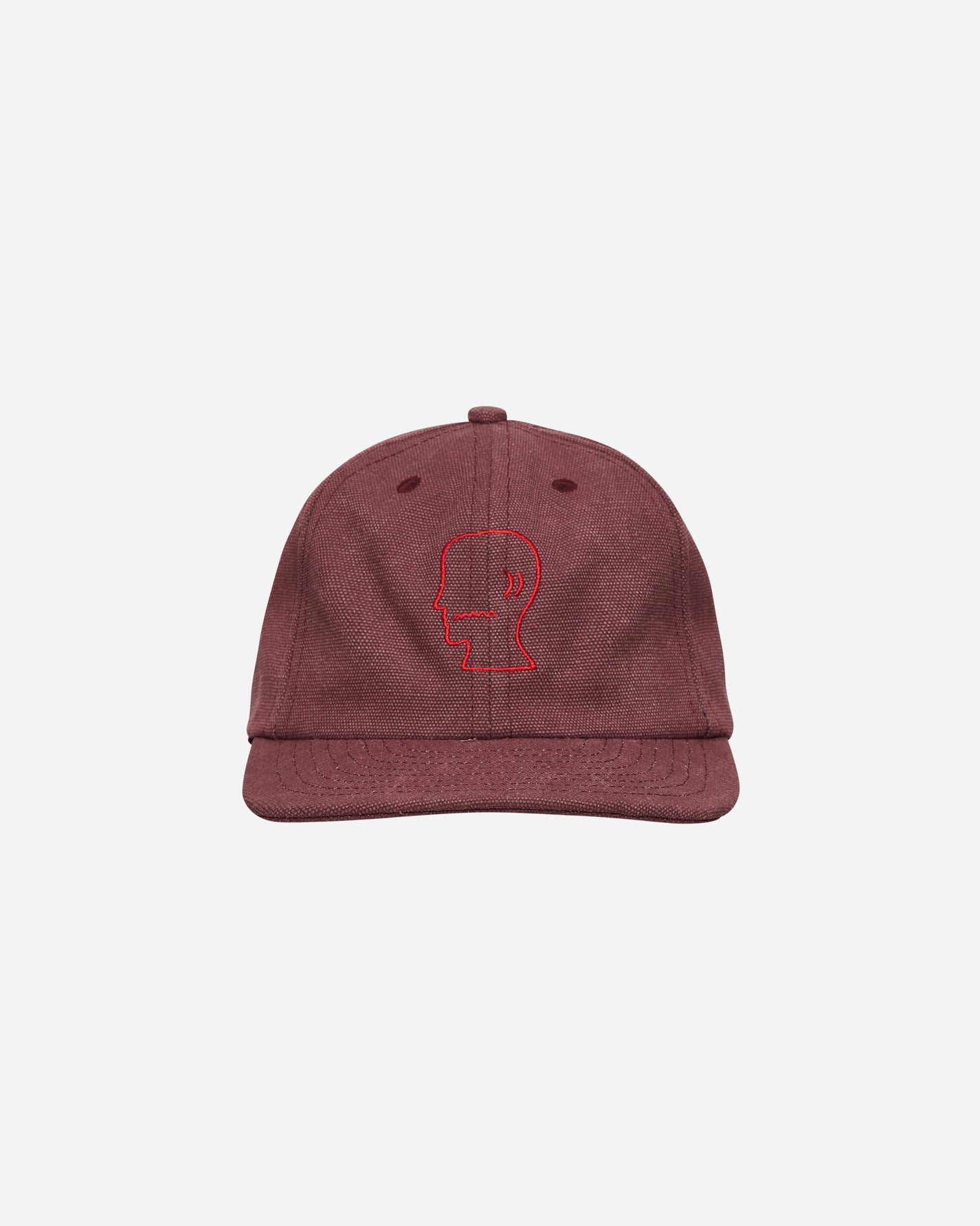 Brain Dead Washed Twill Logohead Hat Raspberry Hats Caps H01003922 RASP