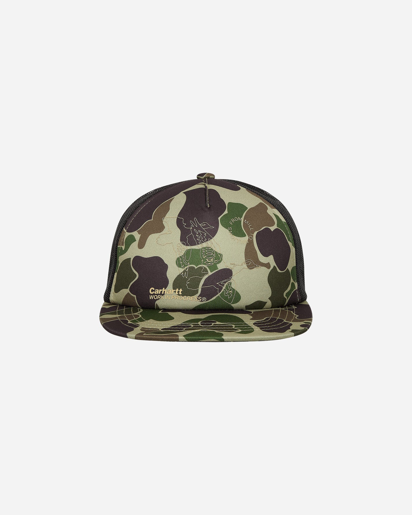 Carhartt WIP Flying Ducks Trucker Cap Camo Duck Green Hats Caps I034047 2EQXX