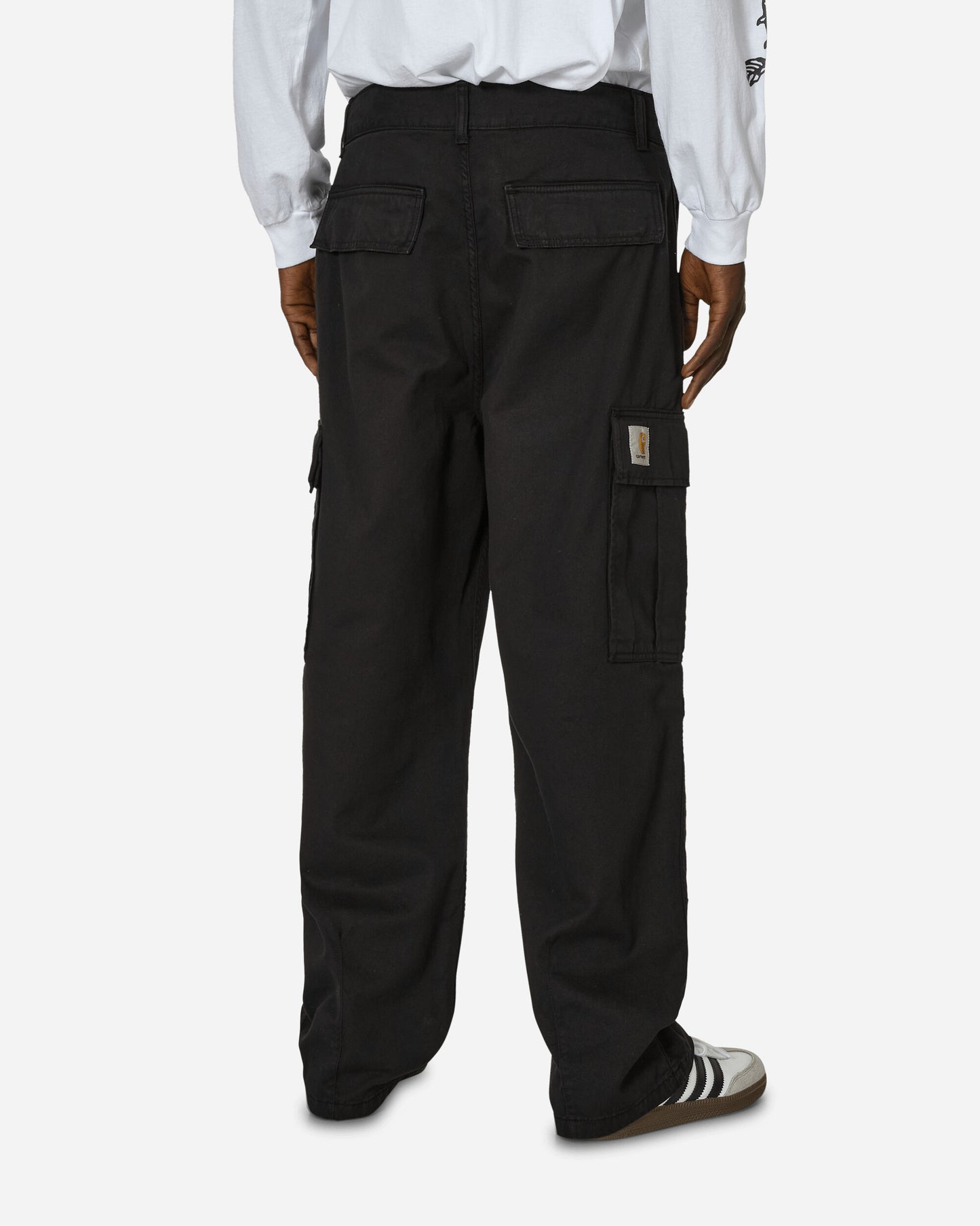 Carhartt WIP Cole Cargo Pant Black Garment Dyed Pants Cargo I031218 89GD