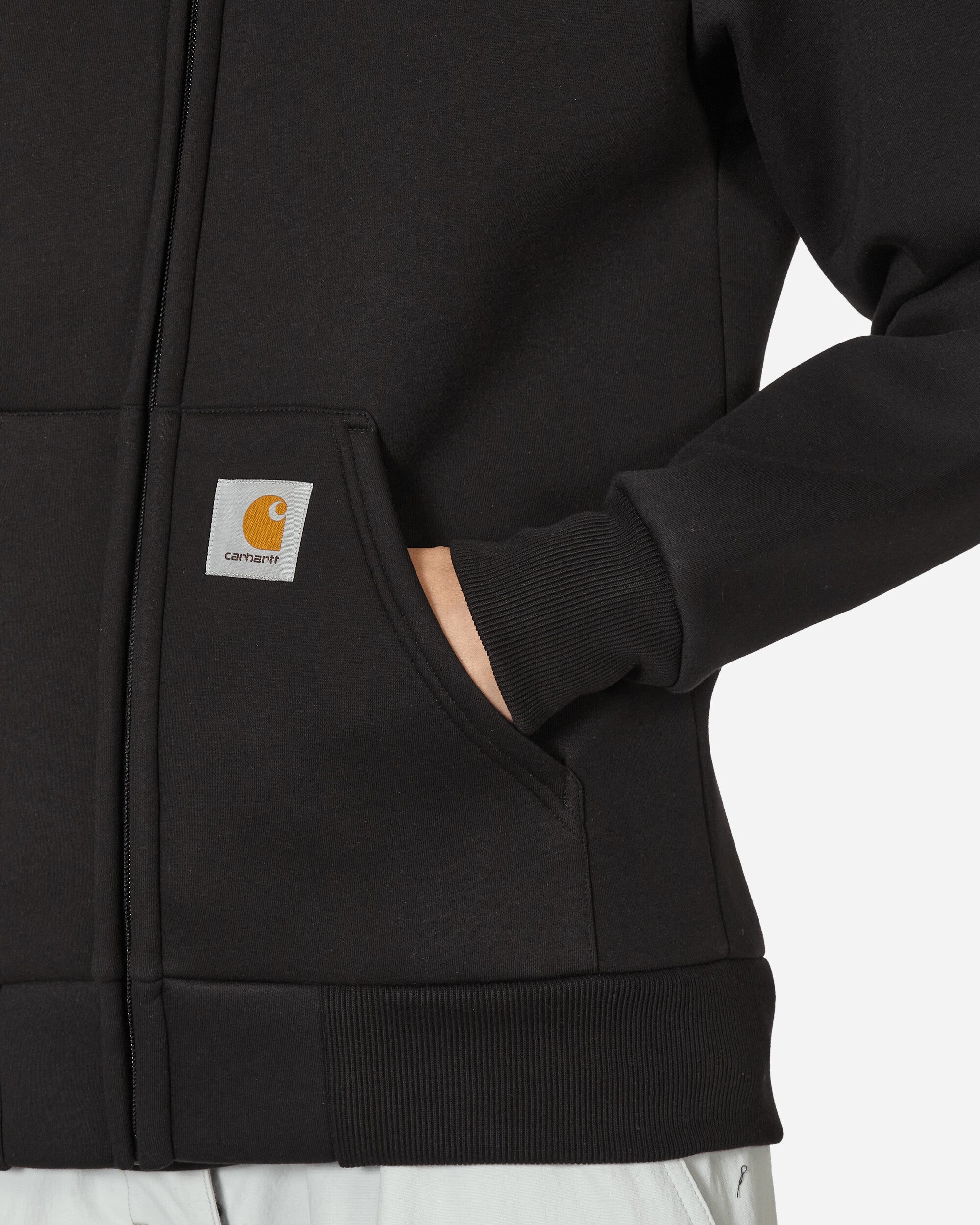 Carhartt WIP Car-Lux Hooded Jacket Black/Grey Coats and Jackets Jackets I032935 0GLXX