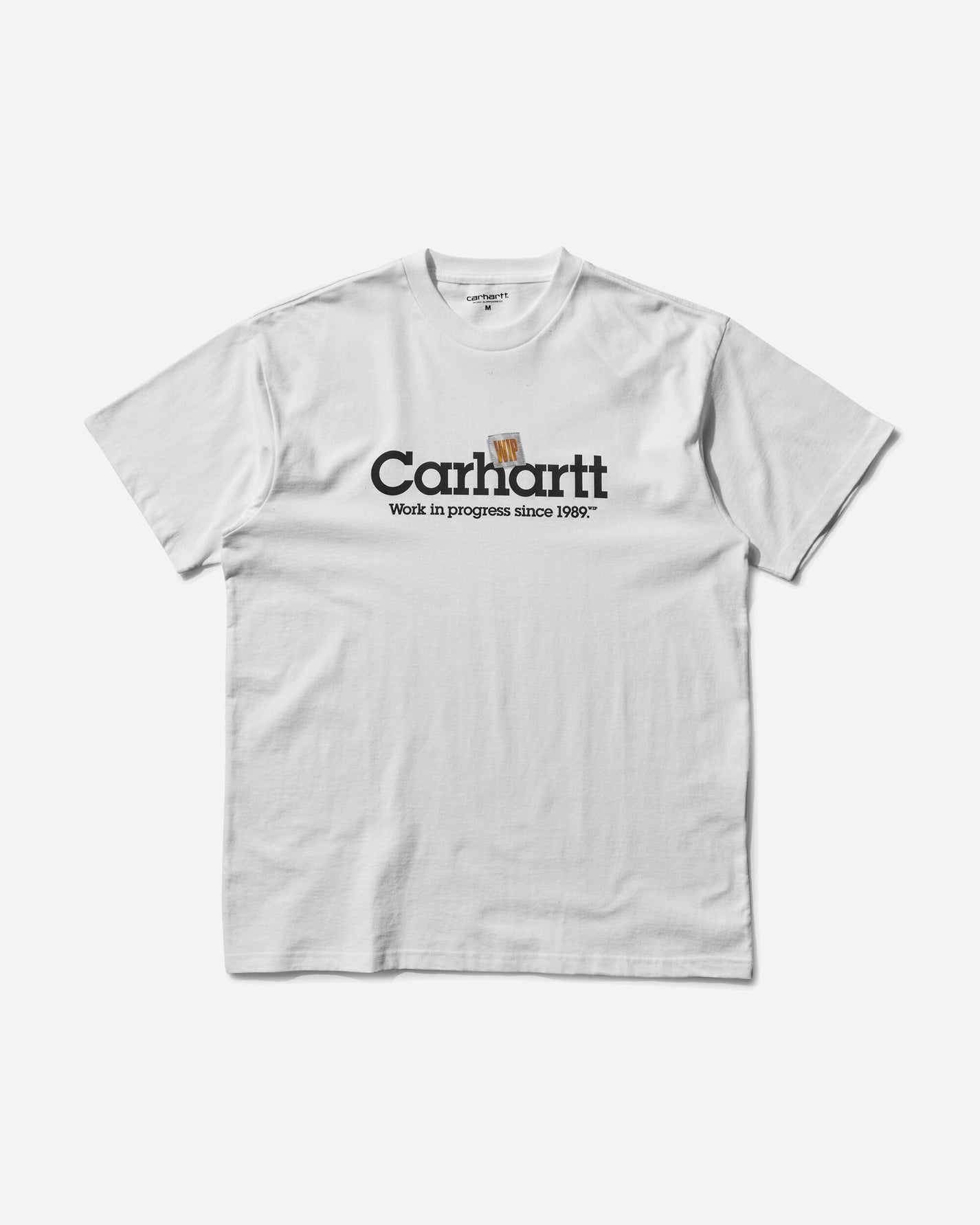 Carhartt WIP S/S Label Script T-Shirt White T-Shirts Shortsleeve I034421 02XX