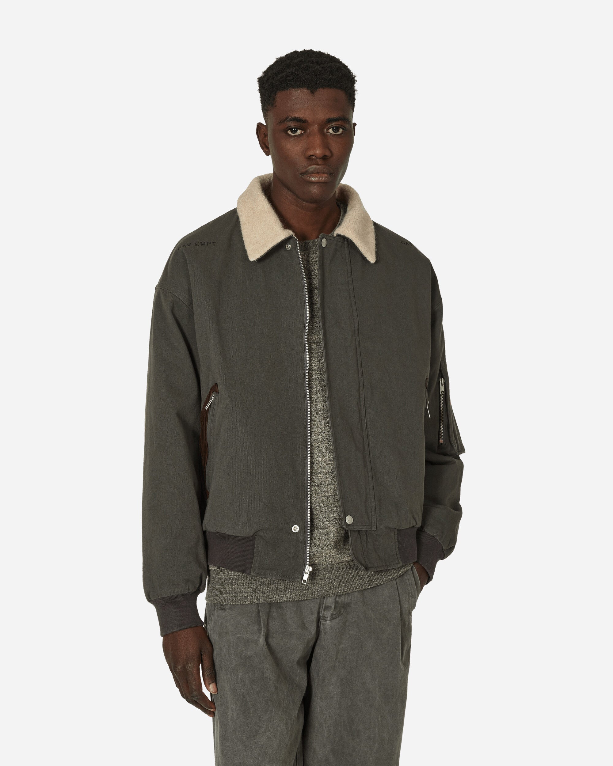 White mountaineering best sale boa bomber jacket