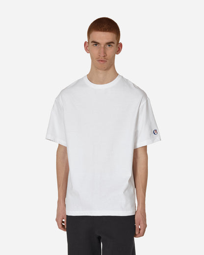 Champion Crewneck T-Shirt White 002 T-Shirts Shortsleeve T0081 WHITE002