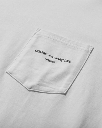 Comme Des Garçons Homme Men'S T-Shirt White T-Shirts Longsleeve HN-T102-W24 003