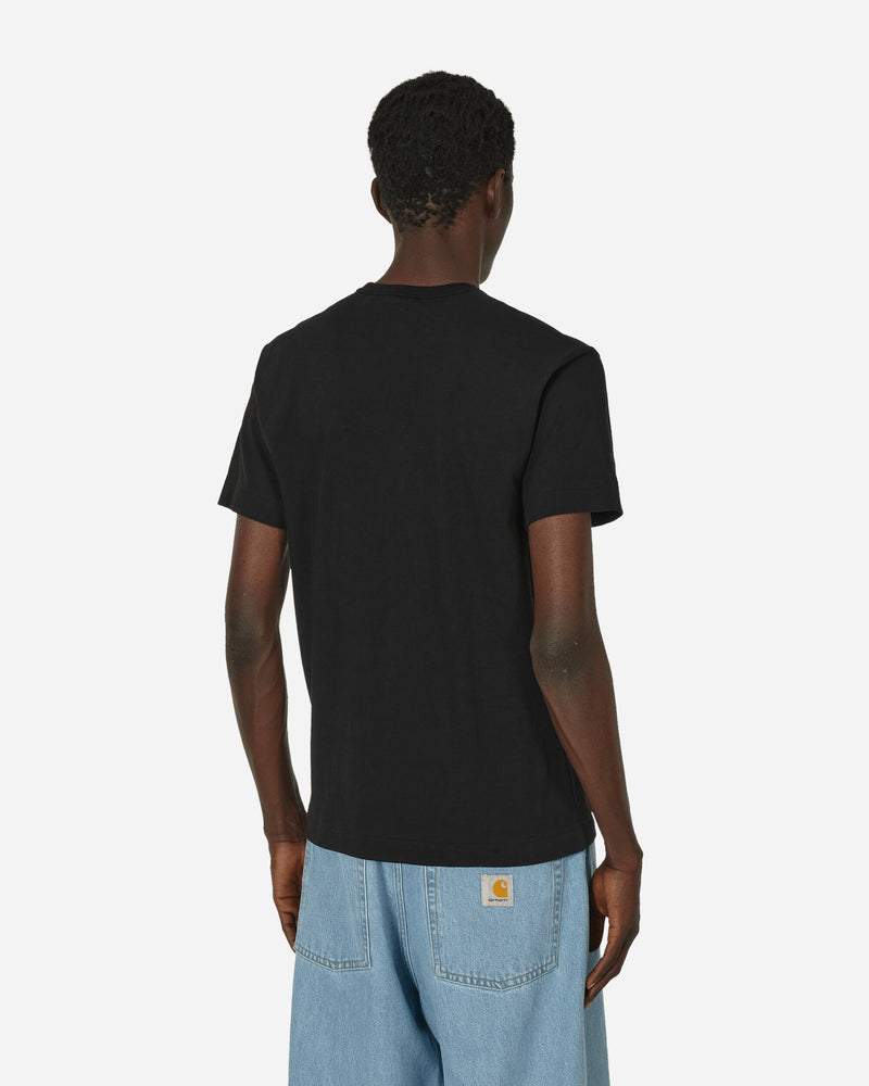 Comme Des Garçons Play T-Shirt Short Sleeve Knit BLACK T-Shirts Shortsleeve P1T108 1