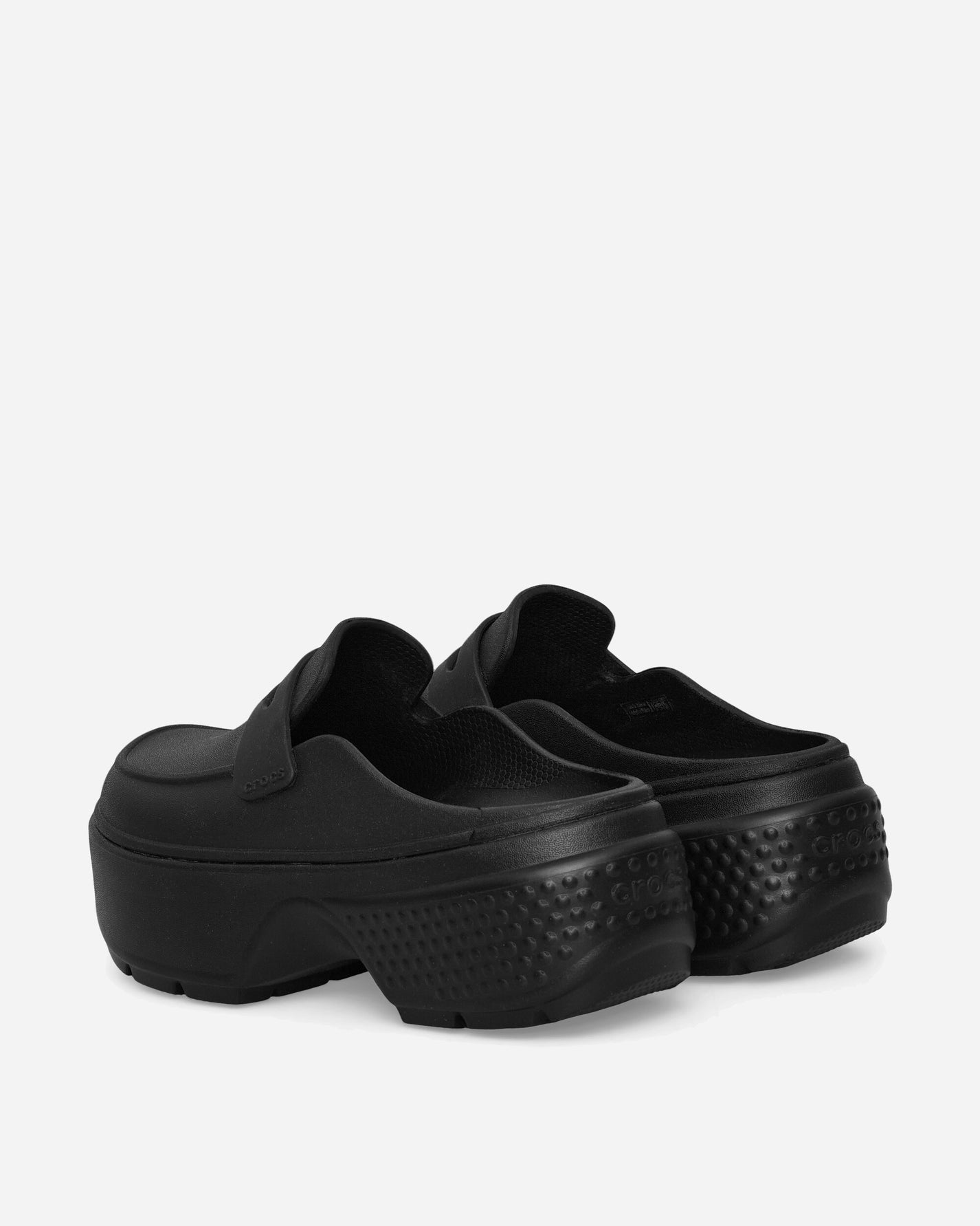 Crocs Wmns Stomp Loafer Black/Black Classic Shoes Loafers CR.209937 BKBK