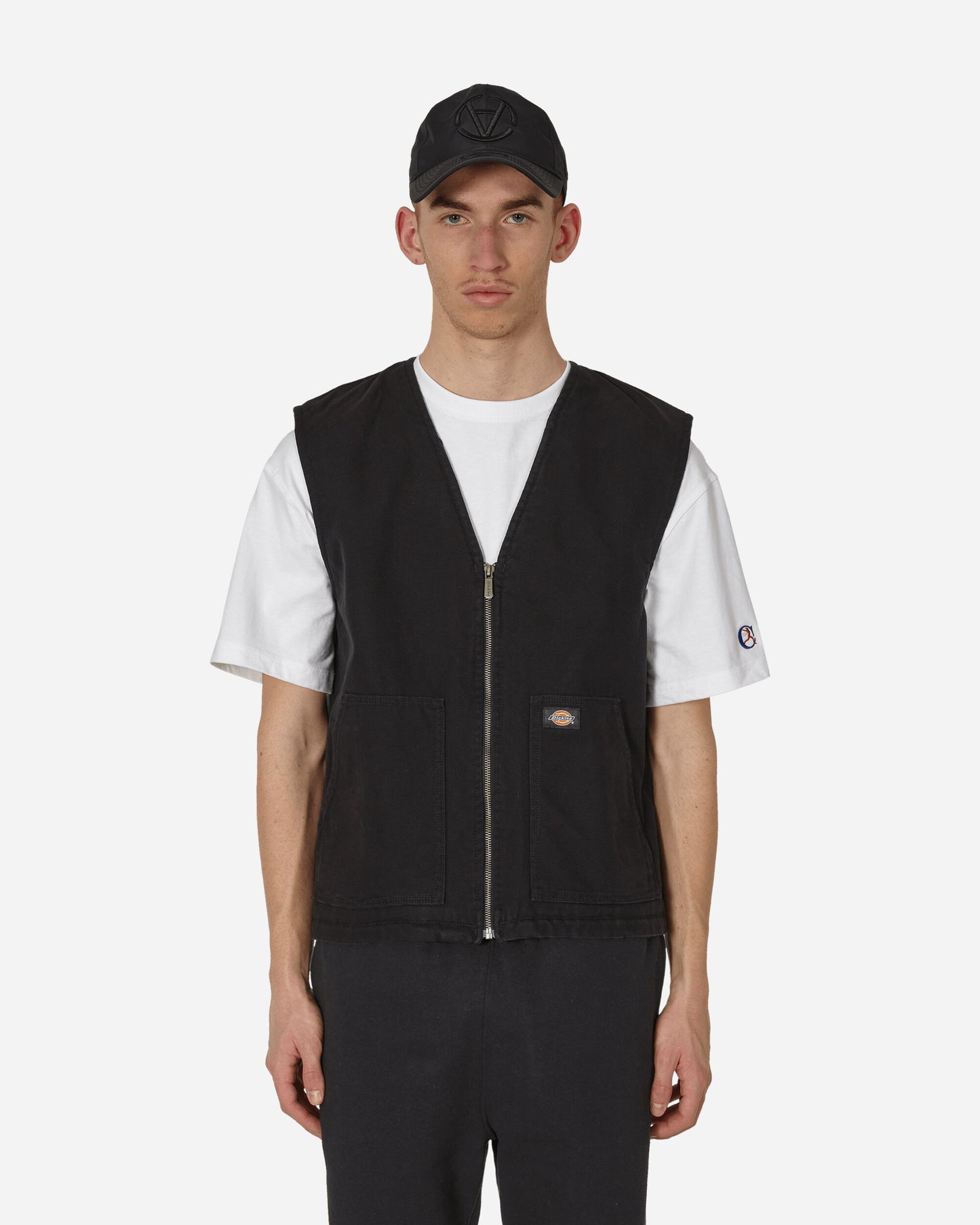 Dickies Dickies Duck Canvas Smmr Vest  Sw Black Coats and Jackets Vests DK0A4YQK C401