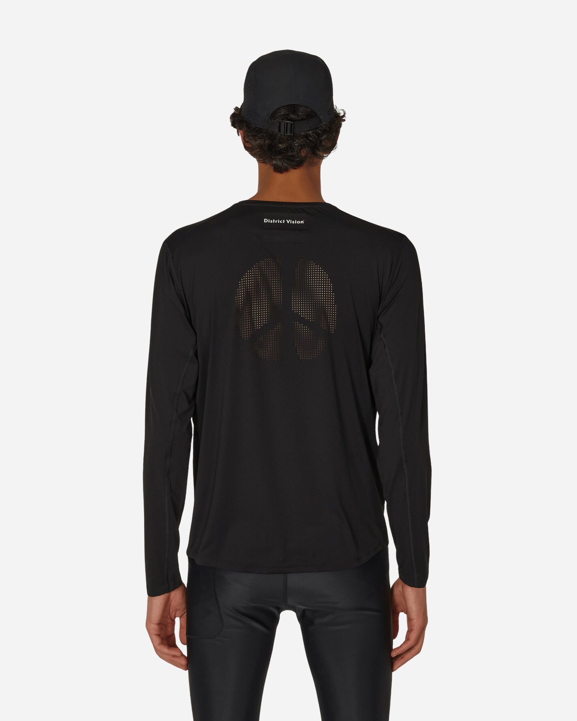 District Vision Ultralight Aloe Long Sleeve Tee Black T-Shirts Longsleeve DV0019 B