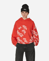 ERL Coca-Cola Swirl Hoodie Knit Red Sweatshirts Hoodies ERL08T024 1