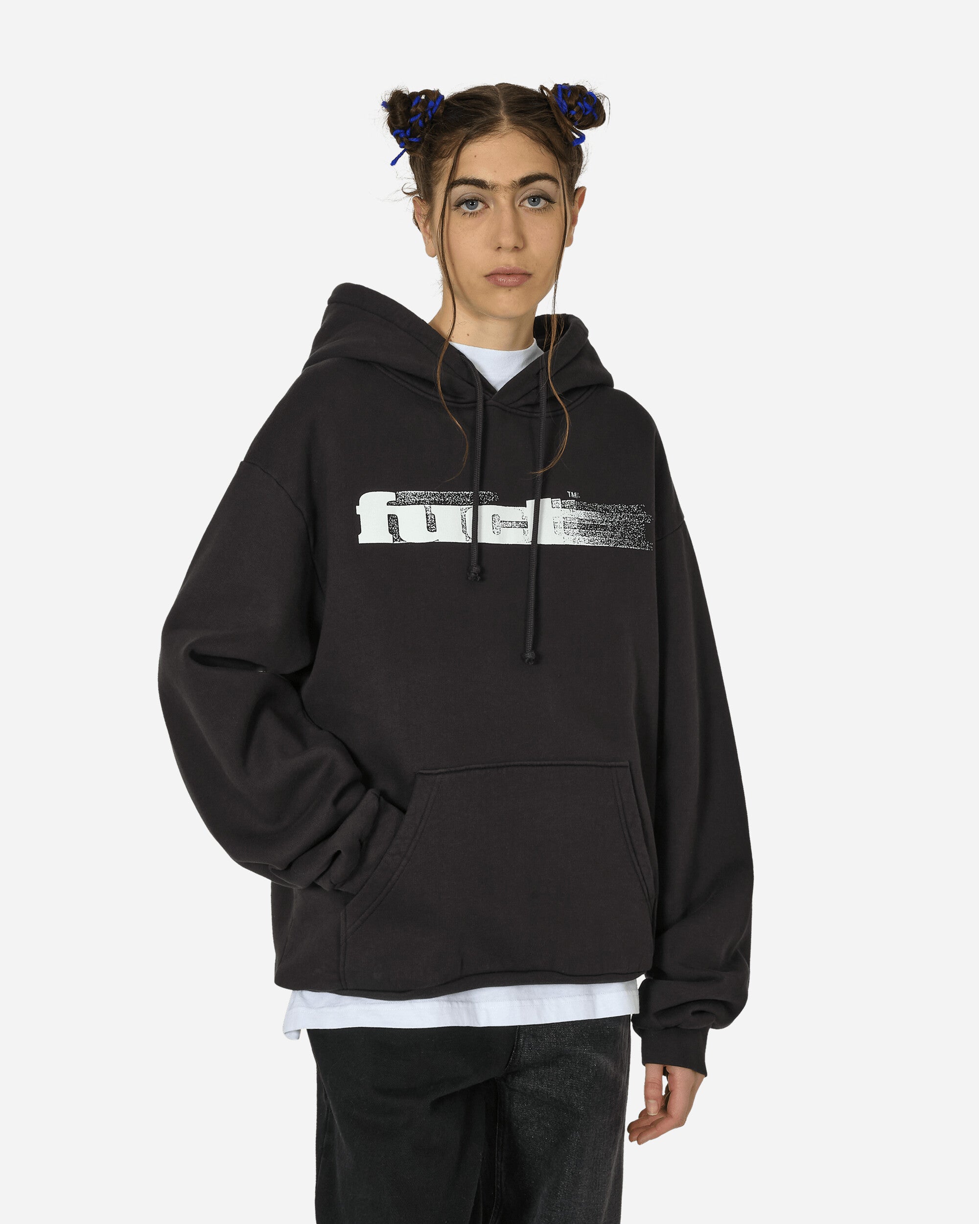 FUCT Og Blurred Logo Hoodie Black Sweatshirts Hoodies TBMW0103JY47 BLK0001