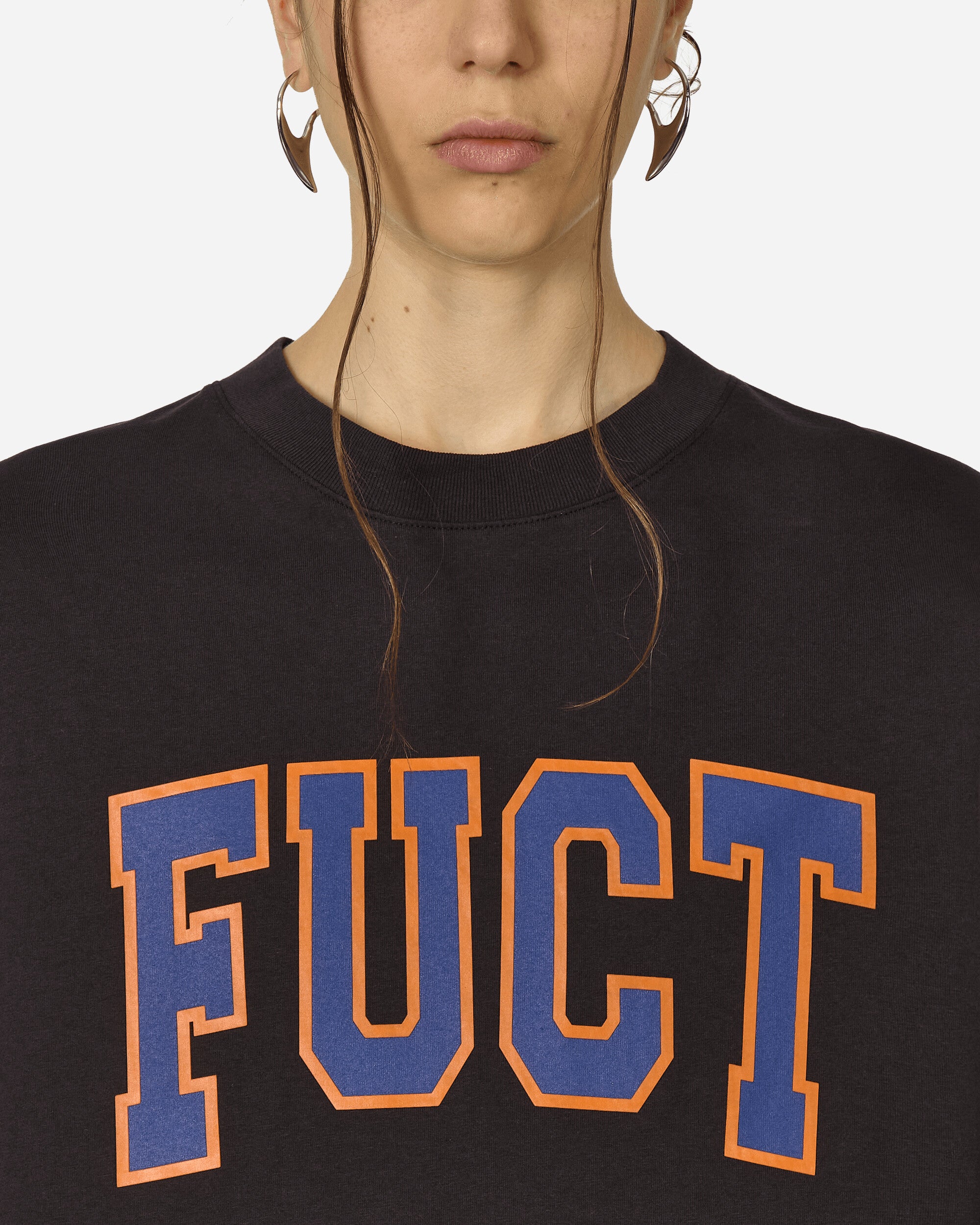 FUCT Logo Tee Black T-Shirts Top TBMW040JY09 BLK0001