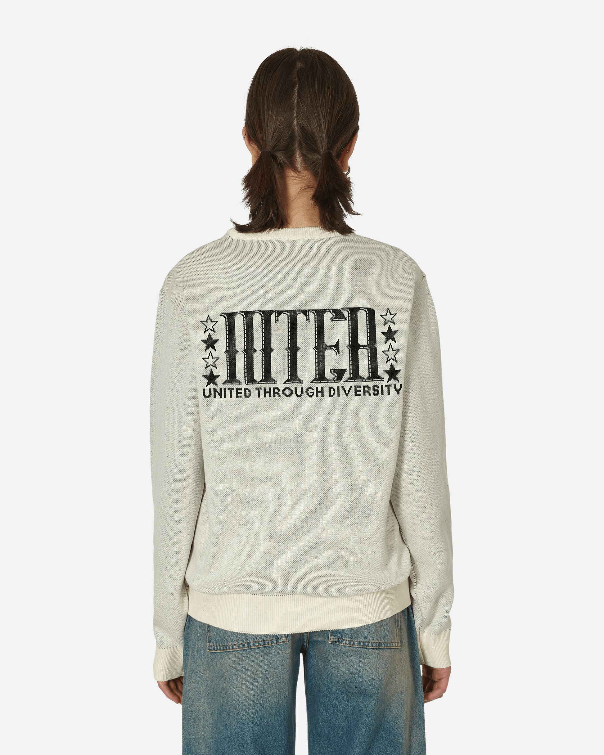 Iuter Barbwire Jumper Dusty White Knitwears Sweaters 24SIJM03 1