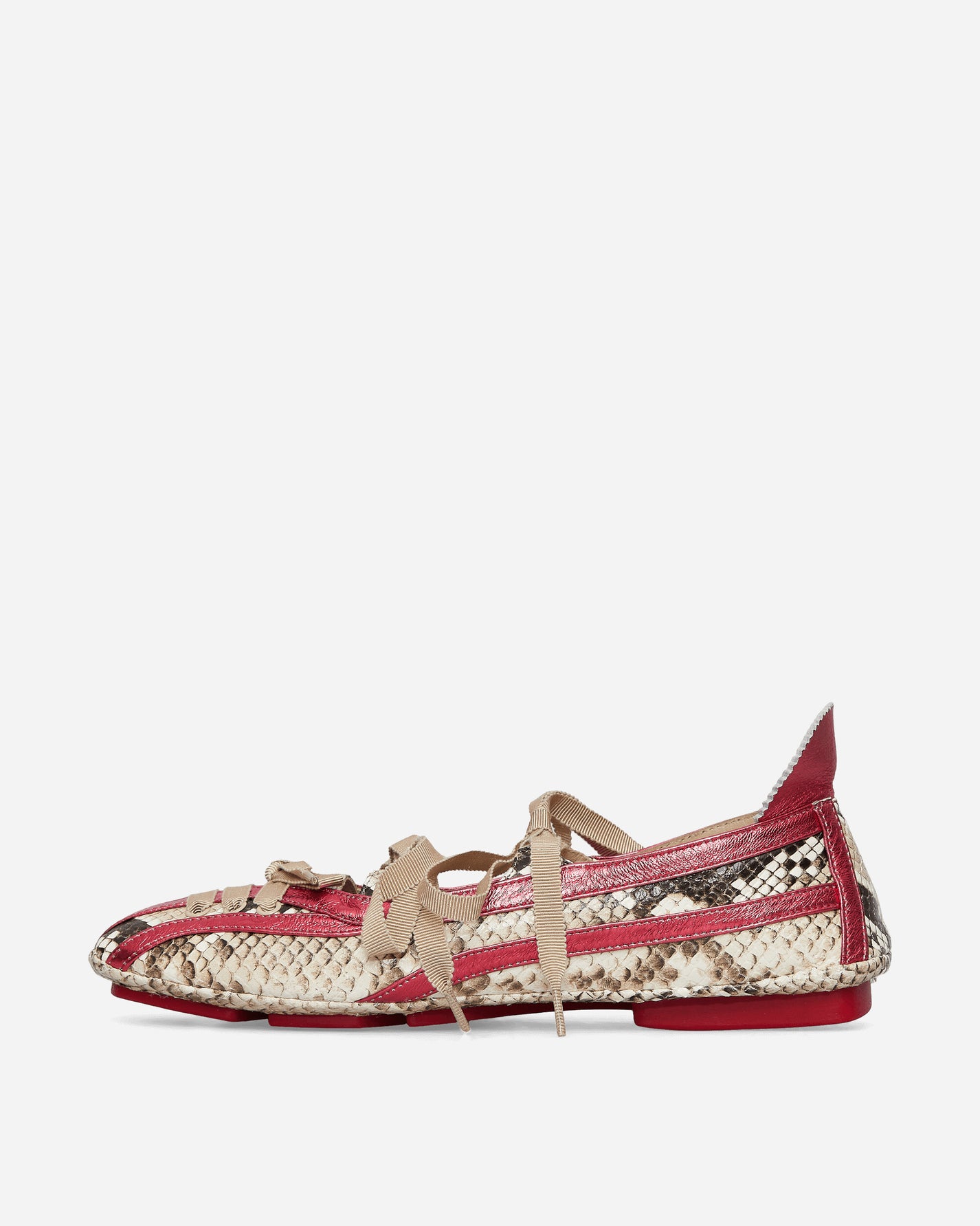 Kiko Kostadinov Wmns Lella Hybrid Shoe Fire Red Classic Shoes Flat Shoes KKWSS24SN03-166 001