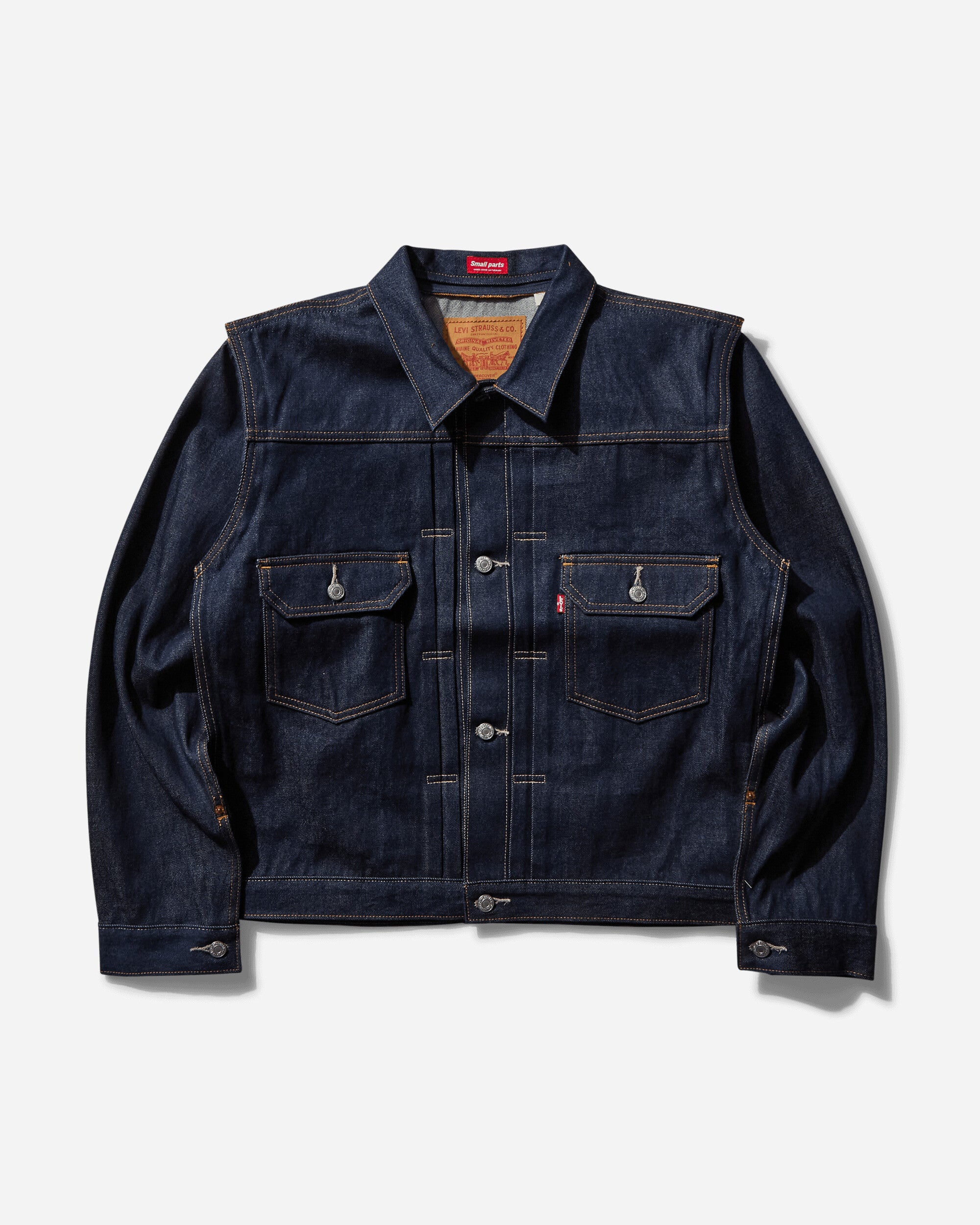 Levi's X Uc Pinnacle Trckr Indg Dark Indigo - Flat Finish X Undercover Selv Tru Coats and Jackets Denim Jackets 001YD-0000 001