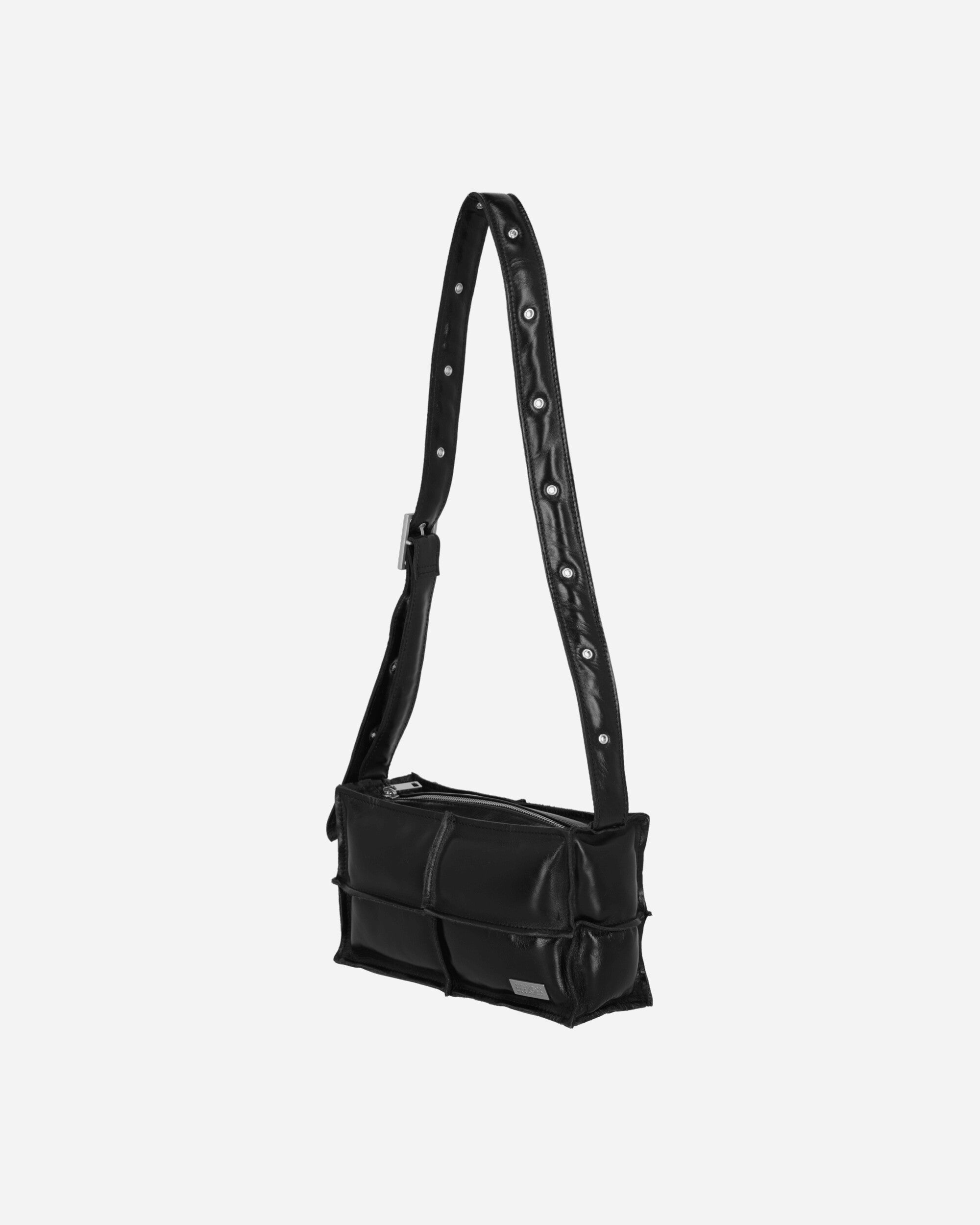 MM6 Maison Margiela Wmns Numeric Top Handle Mini Black Bags and Backpacks Shoulder Bags SB6WD0035 T8013