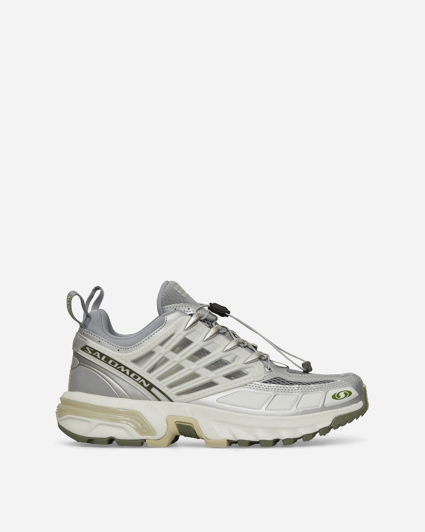 MM6 Maison Margiela Wmns Acs Pro Mm6 Maison Margiela Sharkskin/Silver/Green Sneakers Low S59WS0215 HA457