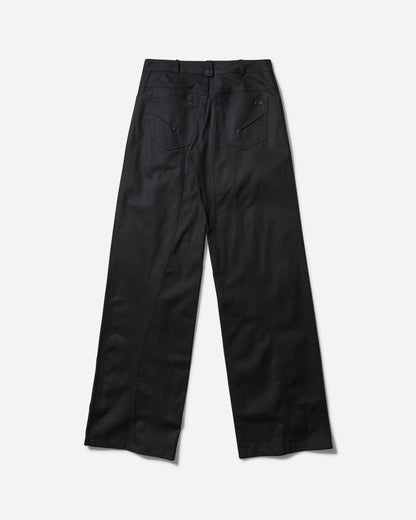 Mainline:RUS/Fr.CA/DE Wmns Trousers With Panels And Eyelets Black   Pants Denim AW24ELAD ELAD