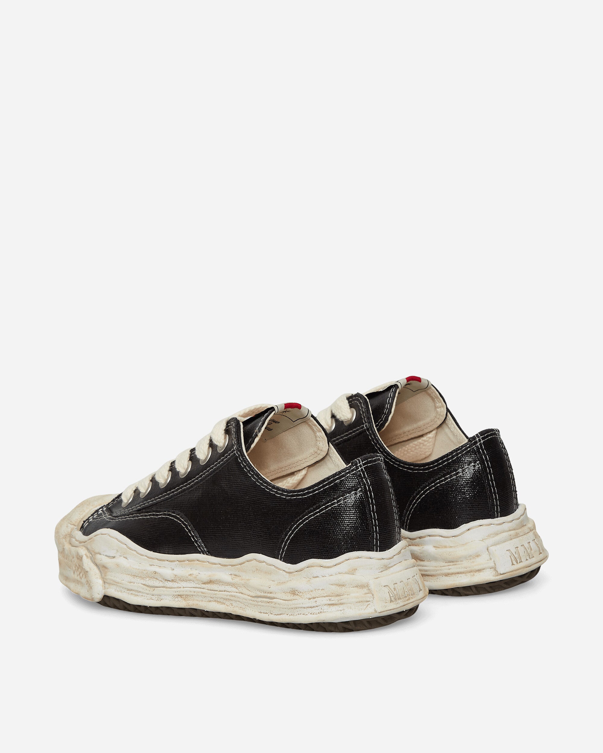 Maison MIHARA YASUHIRO Hank / Original Sole Silicon Coating Low-Top Black Sneakers Low A13FW731 BLACK