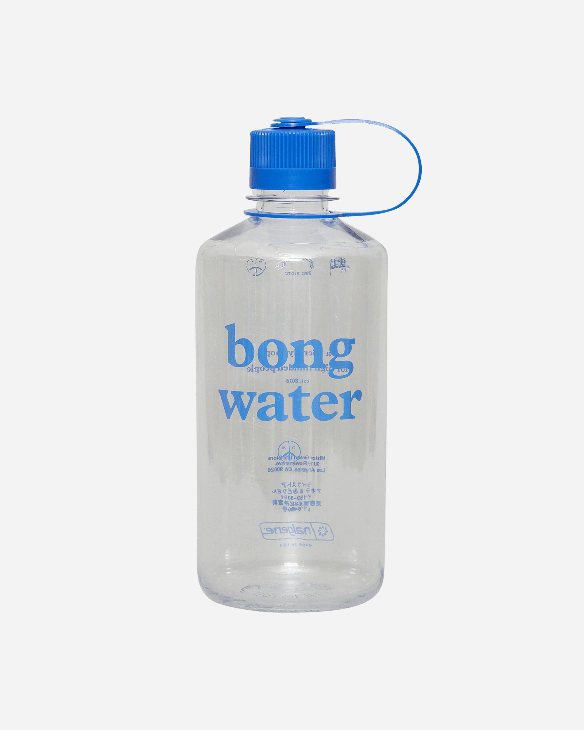 Mister Green Regular Bong Water Nalgene - Narrow Mouth Clear Equipment Bottles and Bowls MG-Y1105-PLA-OS PLA