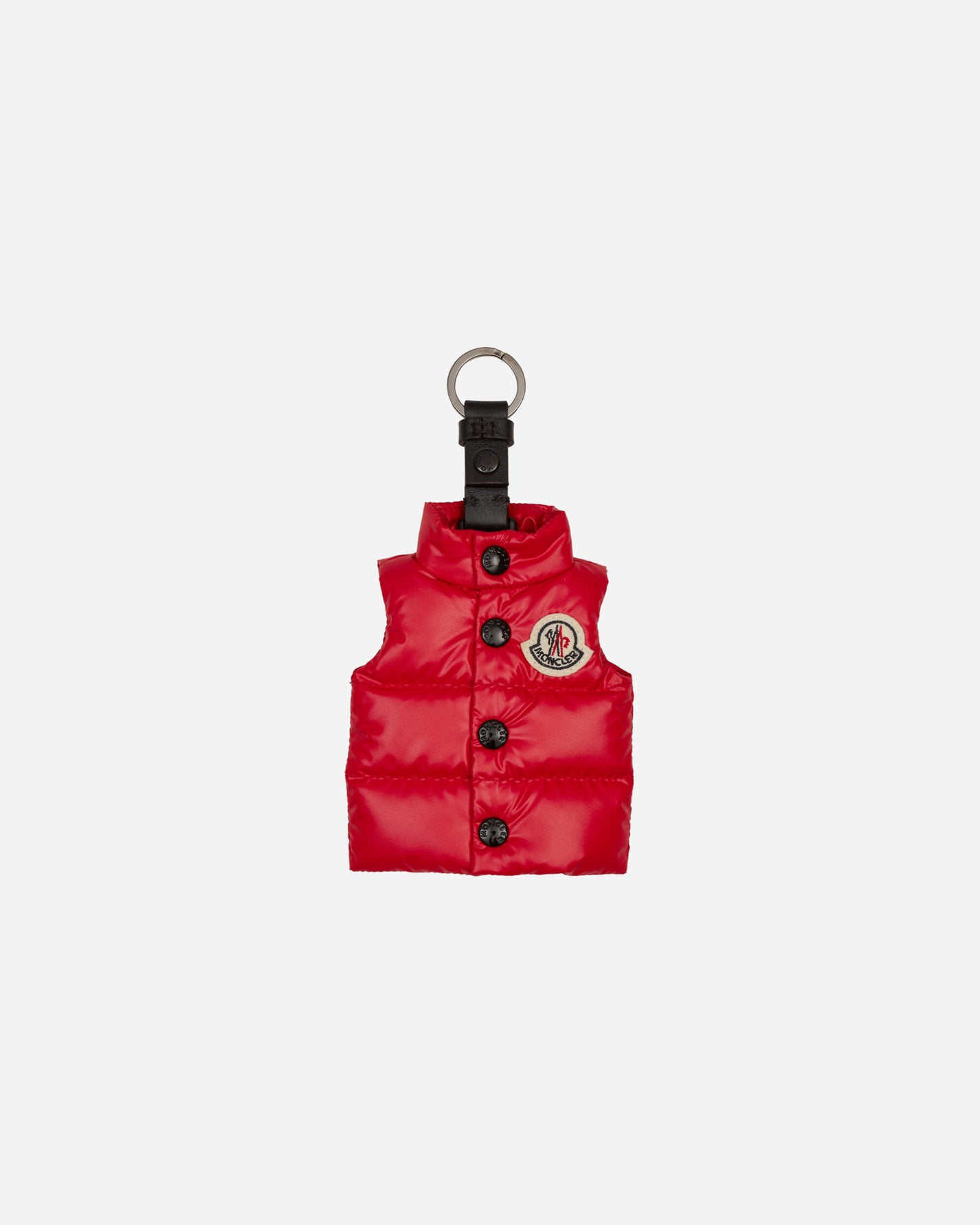 Moncler Vest Key Ring Red Small Accessories Keychains 6F00003M4058 455