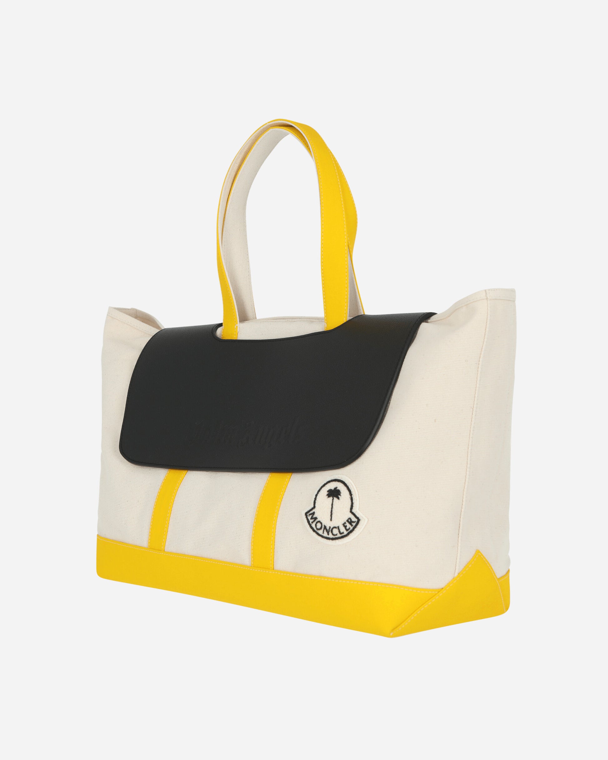 Moncler Genius Tote Bag X Palm Angels Tan/Yellow Bags and Backpacks Tote Bags 5D00001M3448 P12