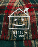 Nancy Plaid House 6-Panel Green Hats Caps 15609 GREN