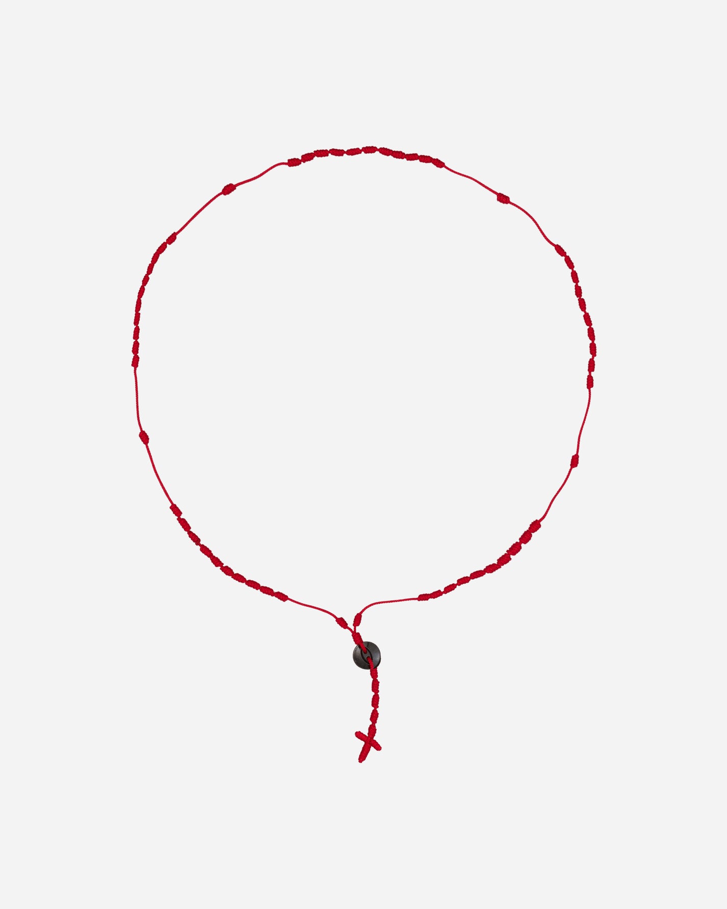 Neighborhood Cord Cross Necklace Red Jewellery Necklaces 241MYNH-AC02 RD