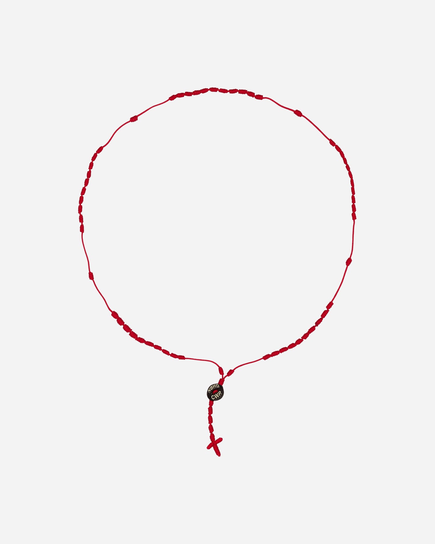 Neighborhood Cord Cross Necklace Red Jewellery Necklaces 241MYNH-AC02 RD