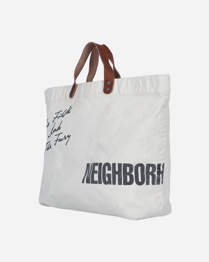 Neighborhood Washed Canvas Tote Bag Natural Bags and Backpacks Tote Bags 242TQNH-CG01 NA