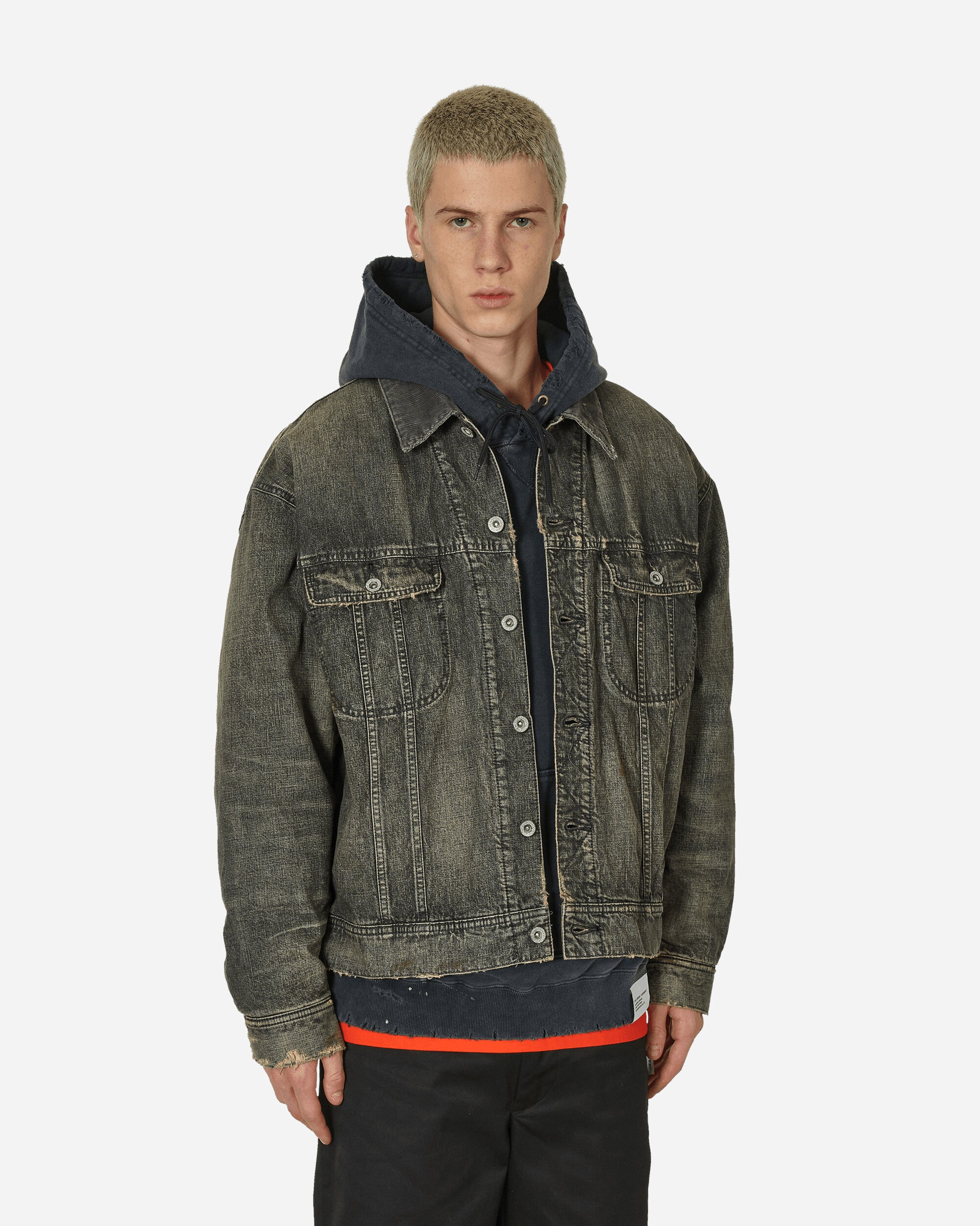 Savage Denim Lined Jacket Black