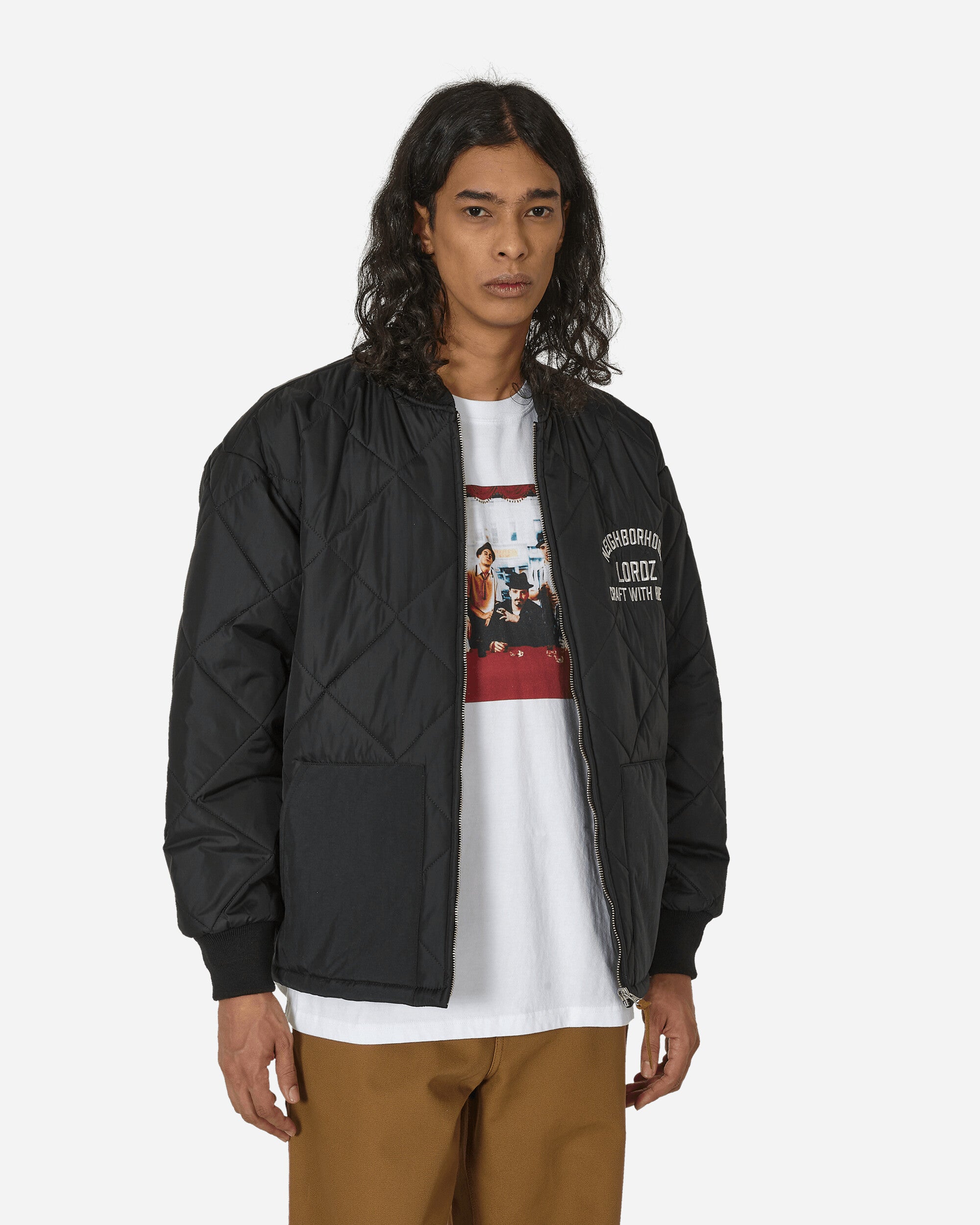 Lordz Of Brooklyn Quilt Jacket Black