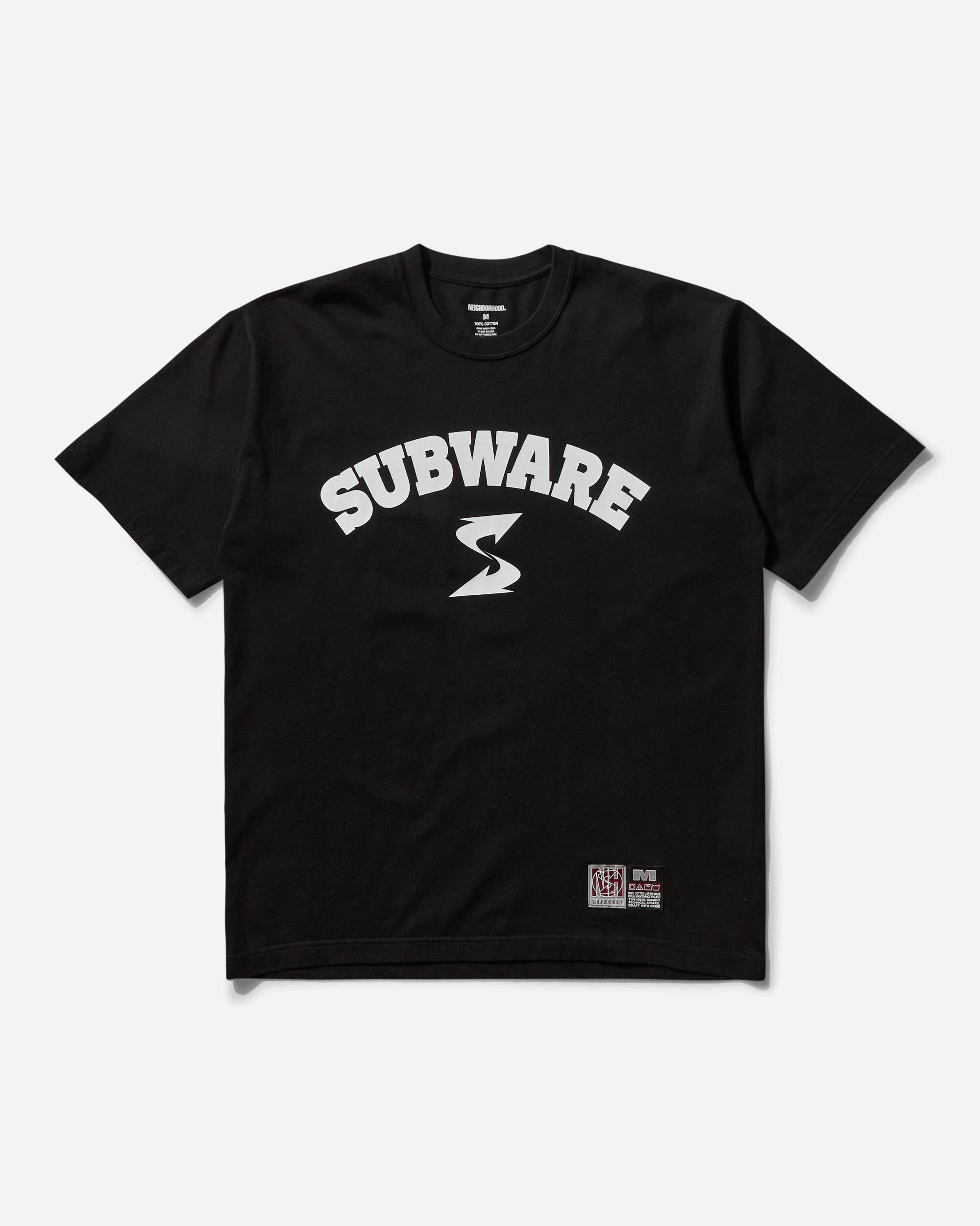 Neighborhood Nh X Subware . Tee Ss-3 Black T-Shirts Shortsleeve 242PC49N-ST03 BK