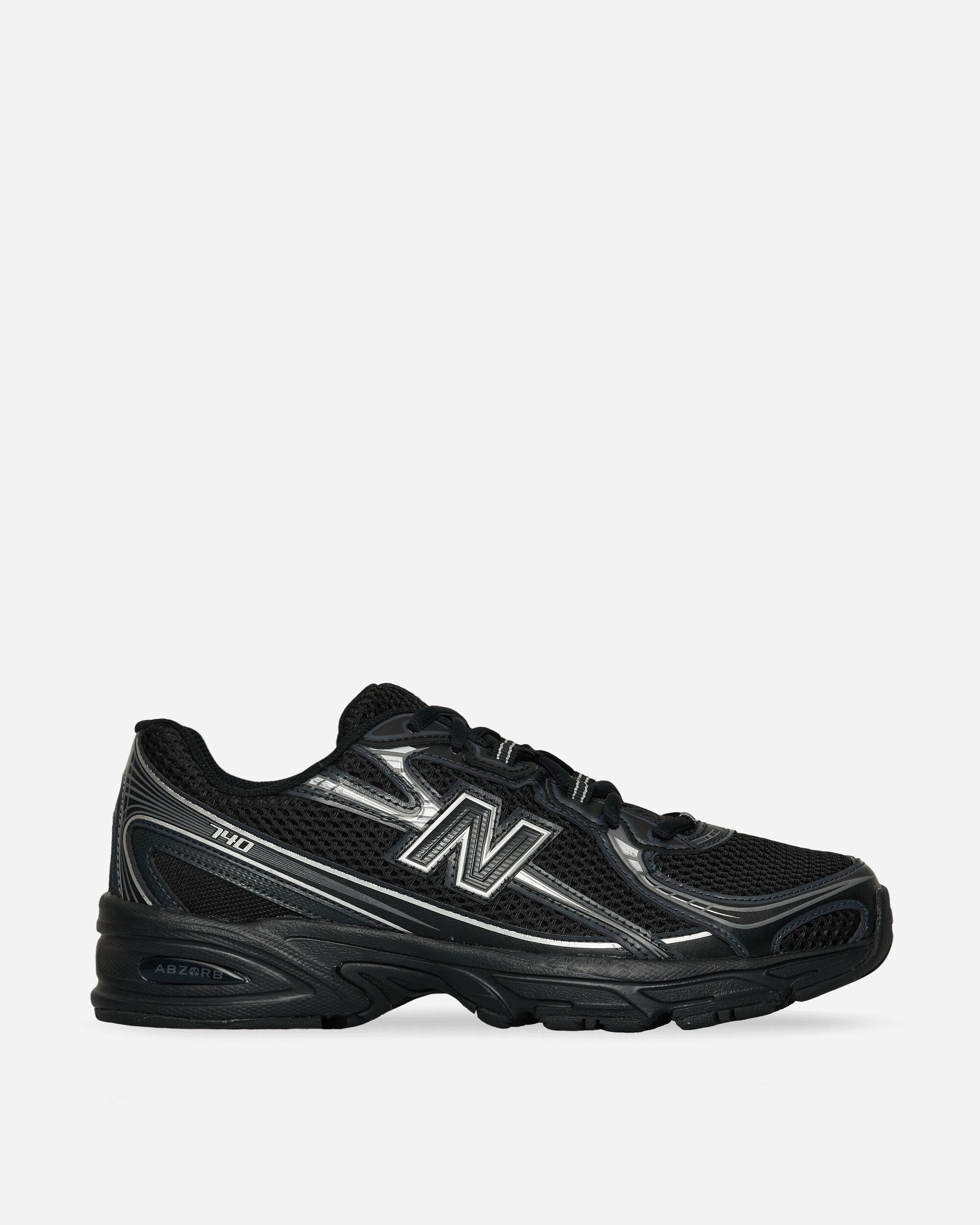 New Balance U740BM2 Black-Silver D Sneakers Low U740BM2