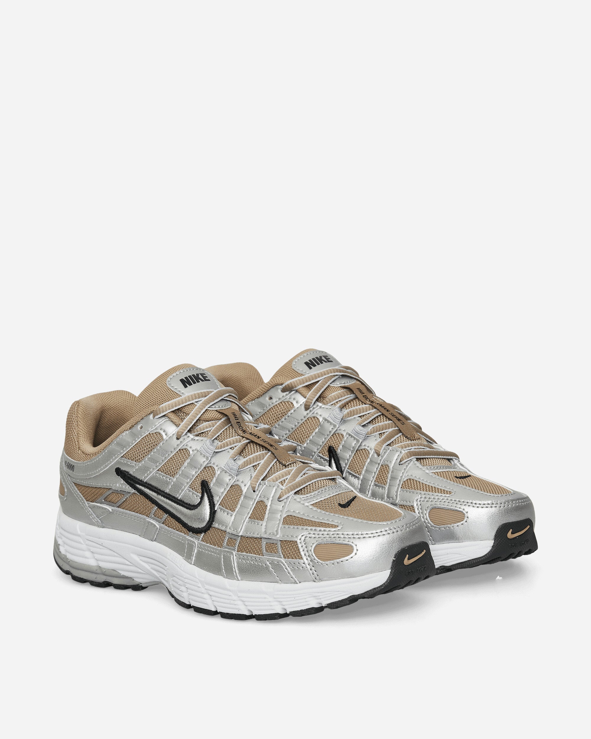 Nike Nike P-6000 Khaki/Metallic Silver Sneakers Low HQ3030-200