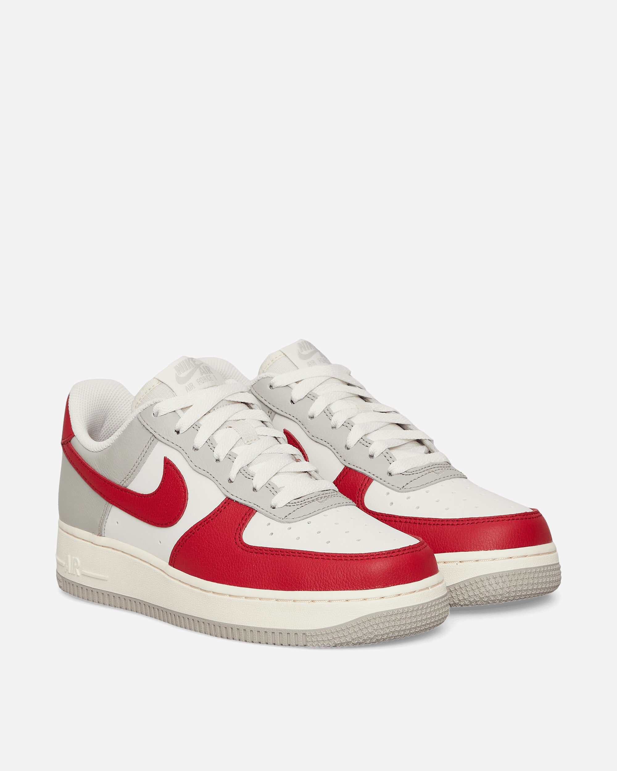 Nike Air Force 1 '07 Lv8 Lt Iron Ore/Gym Red Sneakers Mid HJ9094-012