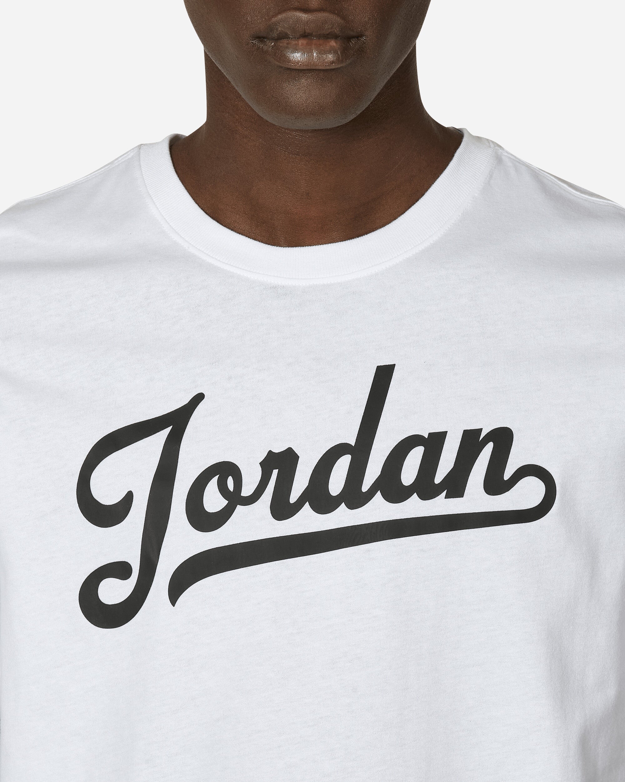 Nike Jordan M J Flt Mvp Wm Ss Crew White/Black T-Shirts Shortsleeve FN5958-100